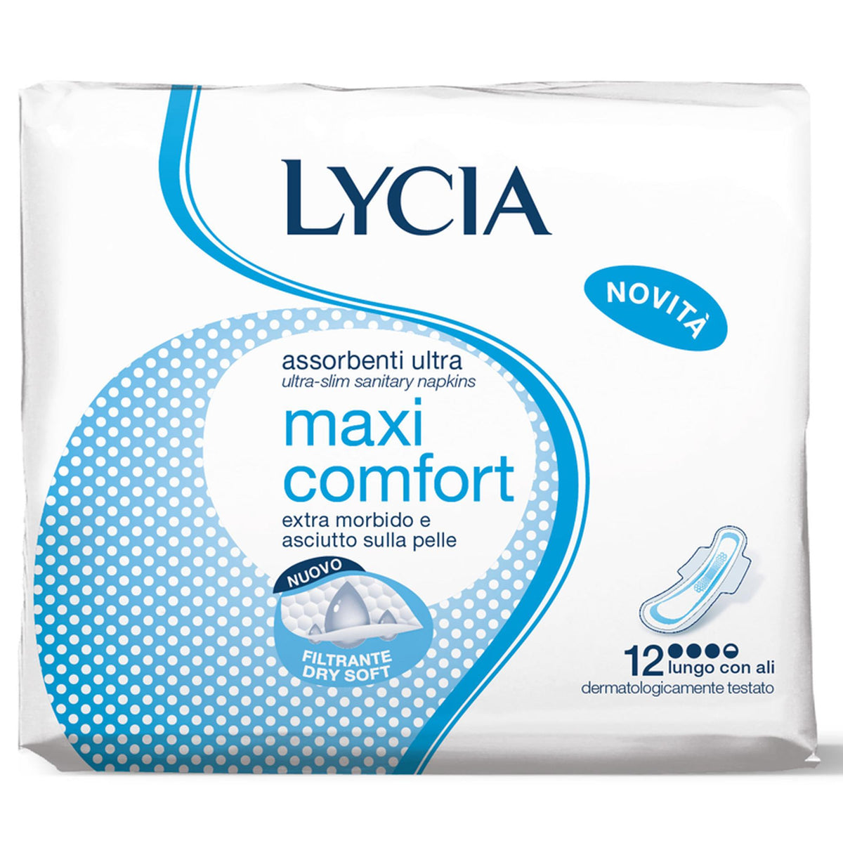 Lycia Assorbenti Ultra Maxi Comfort con Ali - 12pz