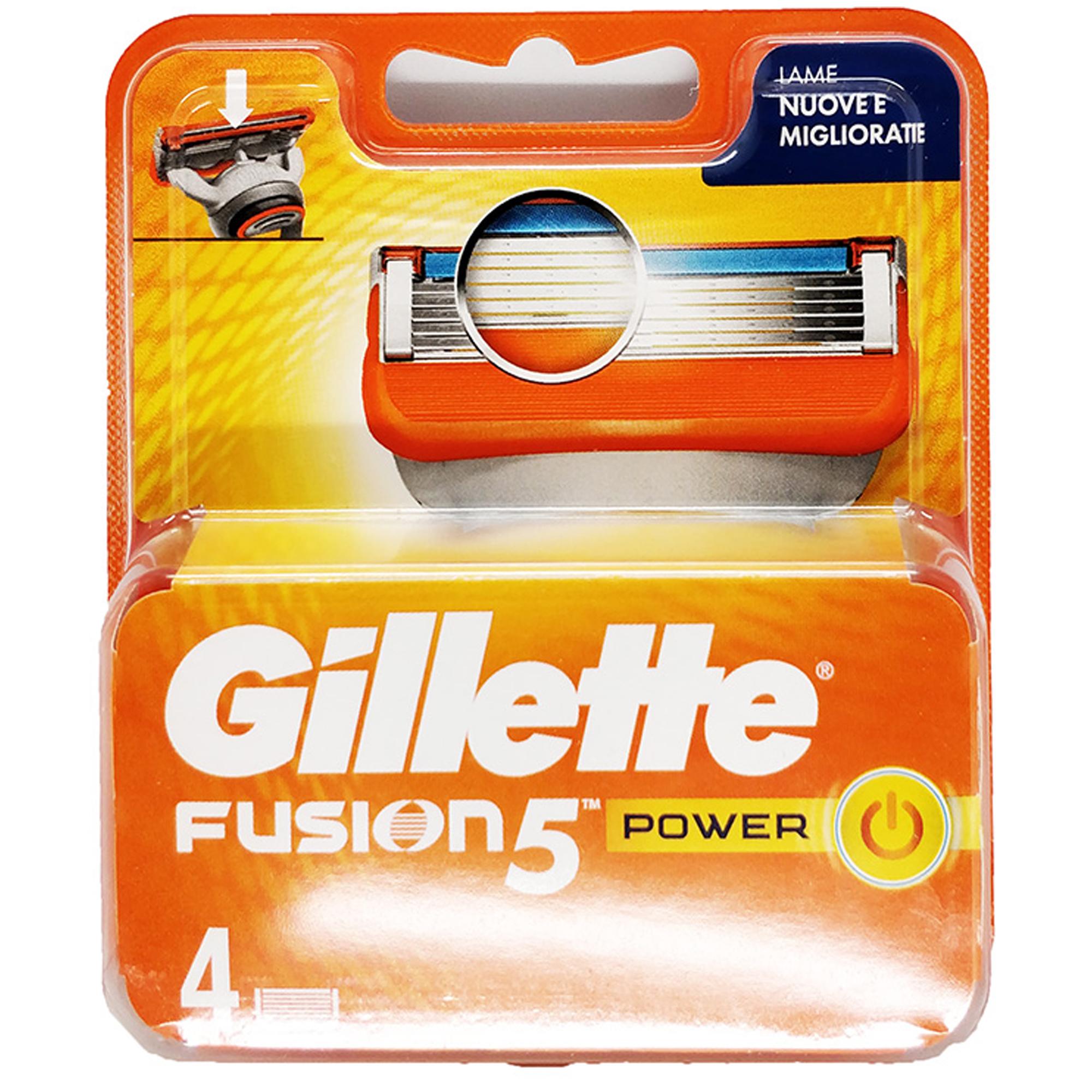 Gillette Rasoio Fusion 5 Power Ricariche - 4pz