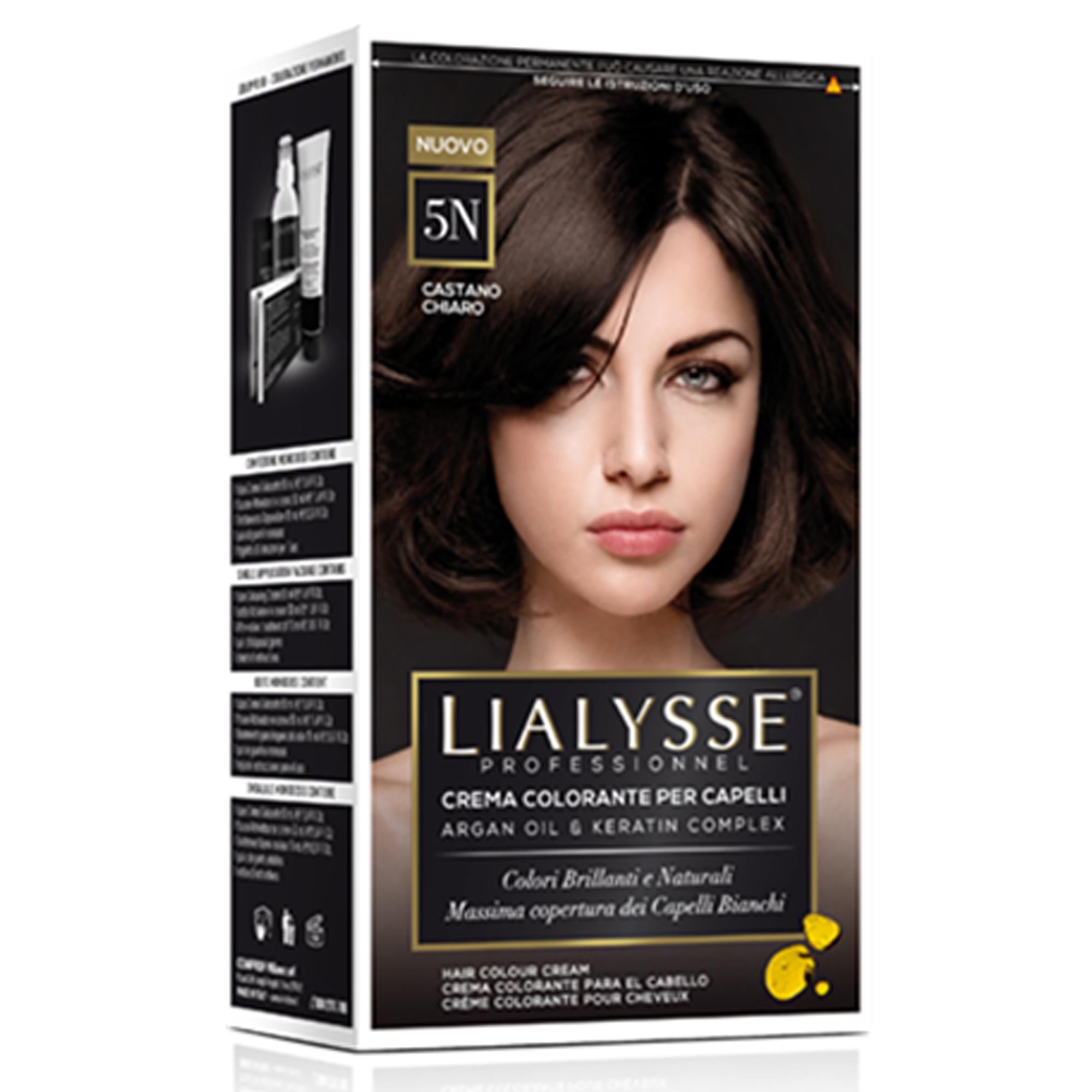 Lialysse Tintura per Capelli con Argan e Cheratina - 5N