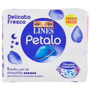 Lines Petalo Assorbenti Notte con Ali - 9pz