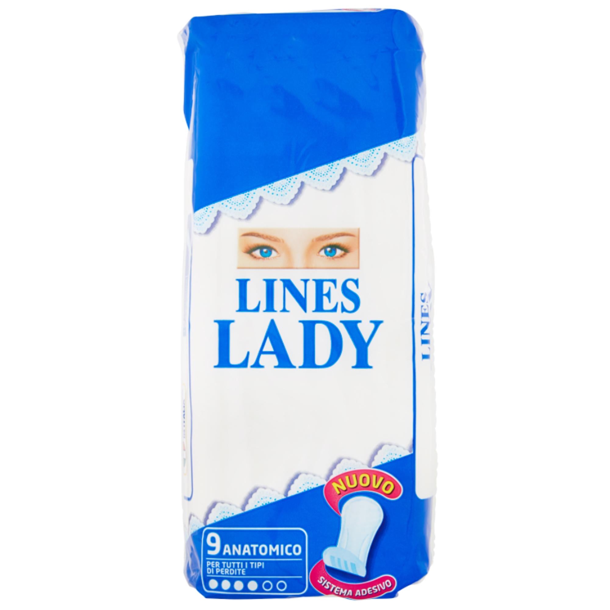 Lines Lady Assorbenti Anatomici - 9pz – Blaco.it