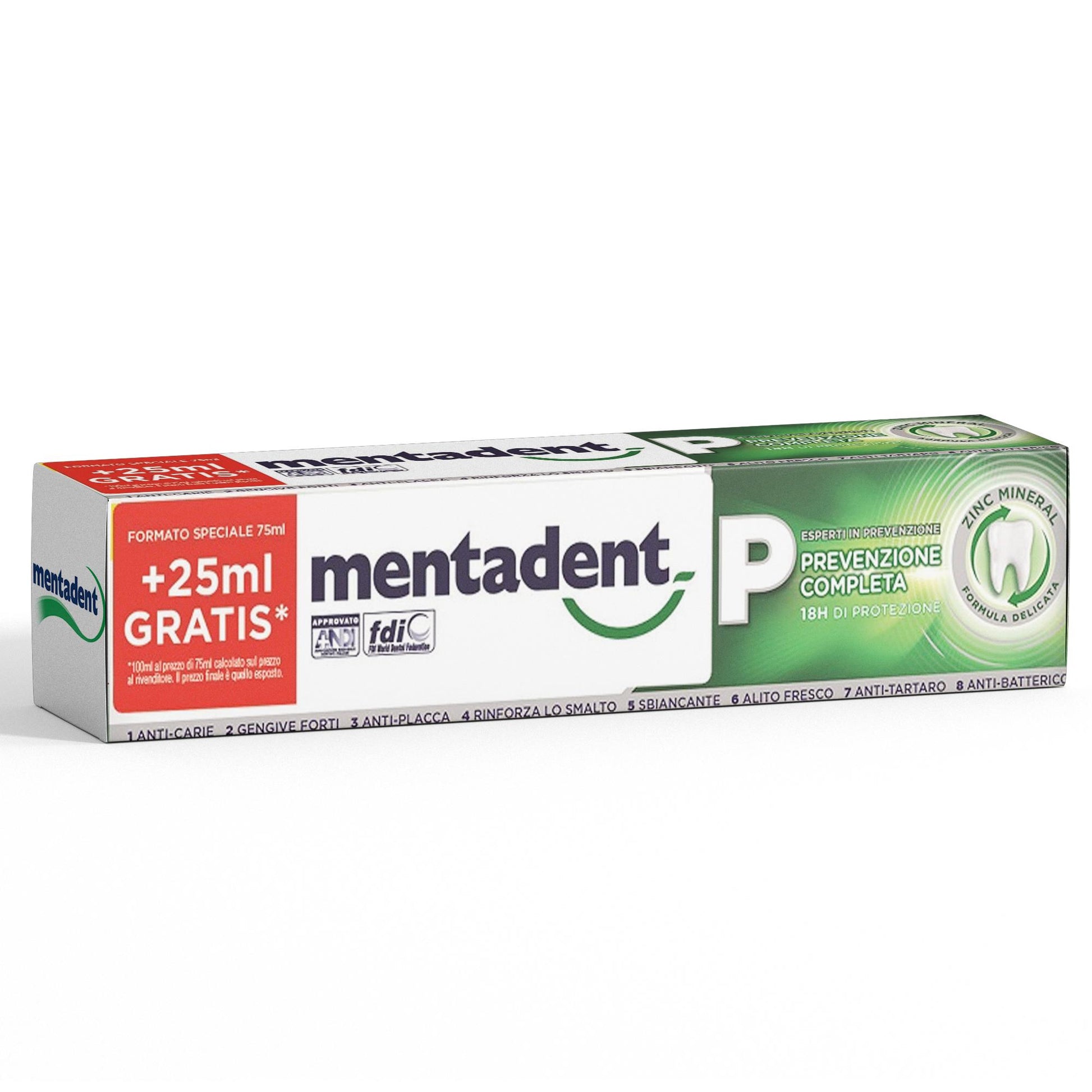 Mentadent Dentifricio Prevenzione Completa - 100ml