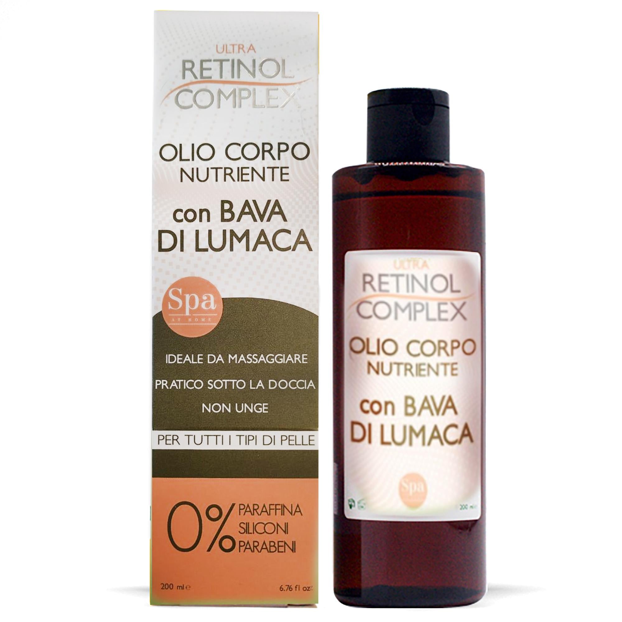 Ultra Retinol Complex Olio Corpo Nutriente Bava di Lumaca - 200ml