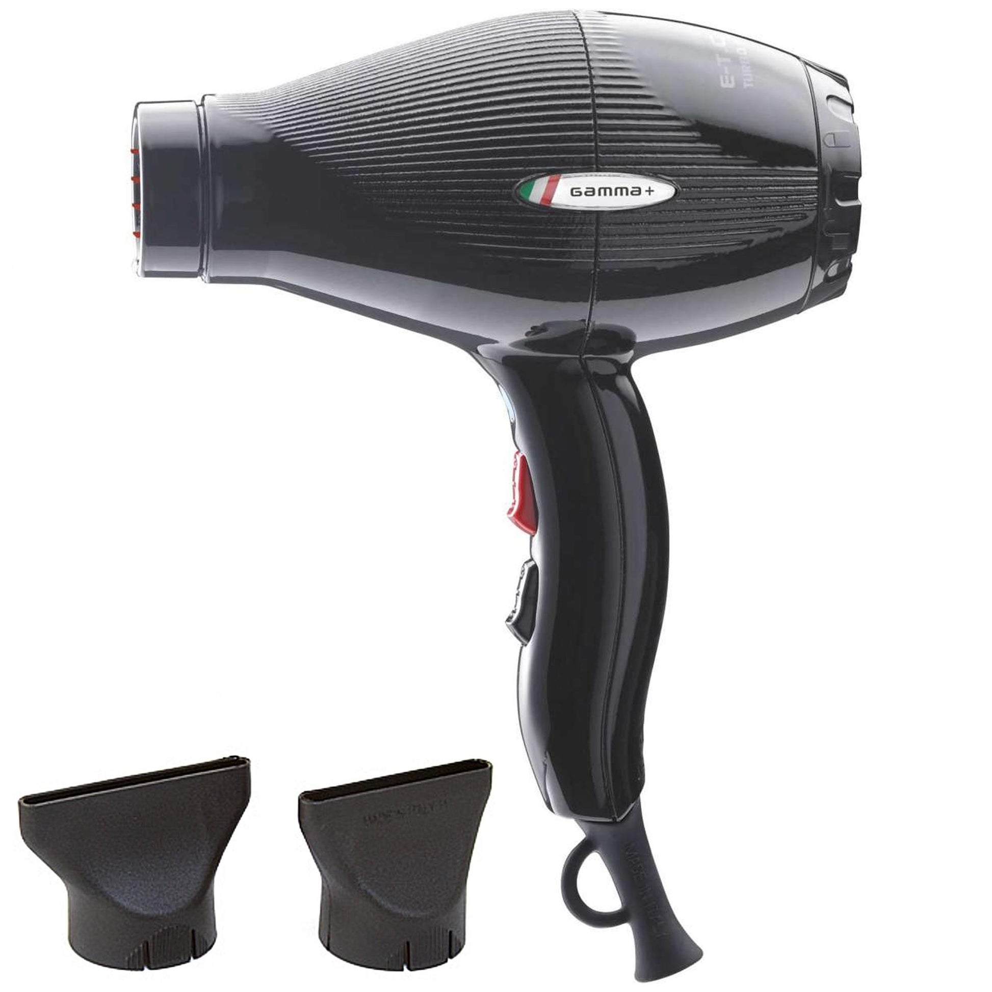 Gammapiù Asciugacapelli E.T.C. Light Tormalionic - Nero Lucido