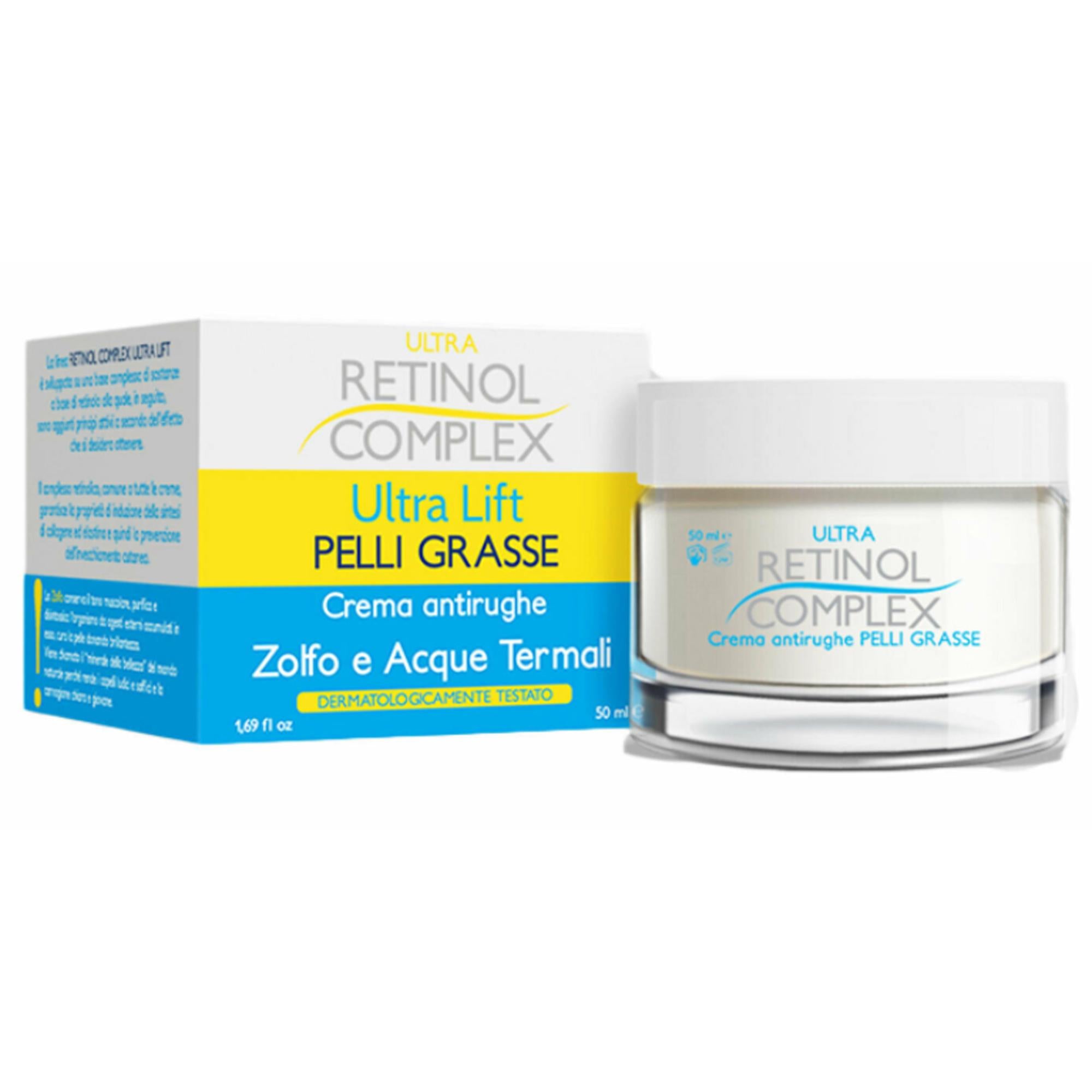 Ultra Retinol Complex Ultra Lift Crema Antirughe Pelli Grasse - 50ml