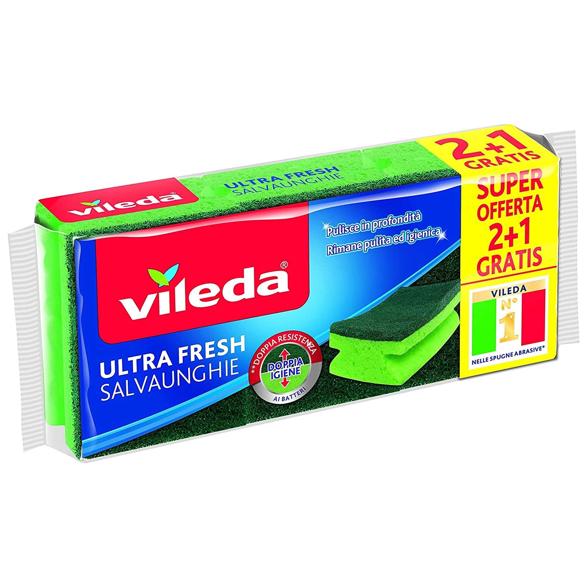 Vileda Spugna Ultra Fresh Salvaunghie - 3pz