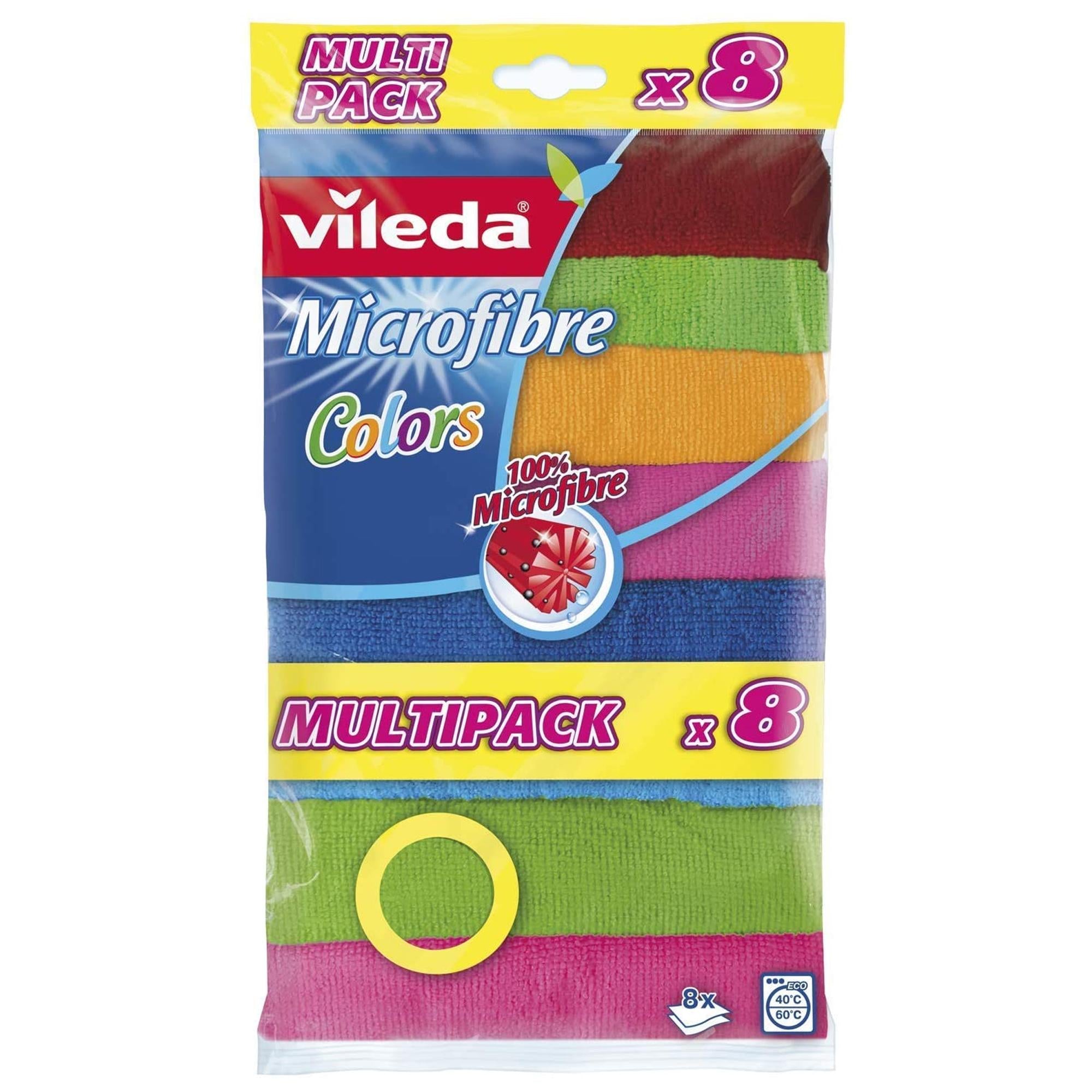 Vileda Panno Microfibre Colors - 8pz