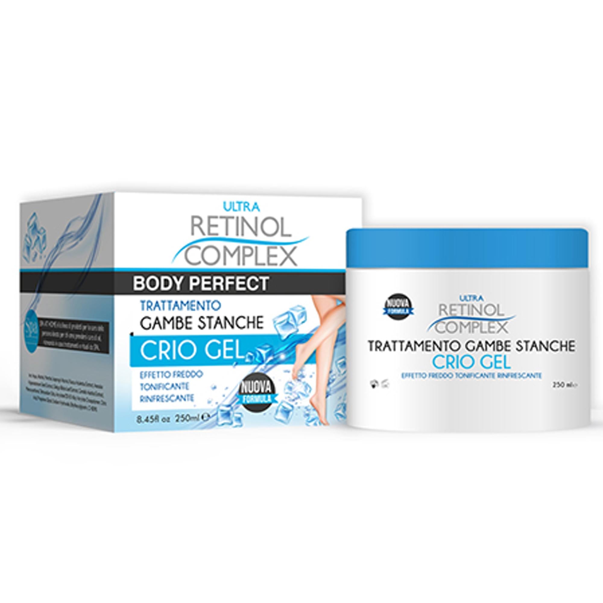 Ultra Retinol Complex Crio Gel Gambe Stanche - 250ml