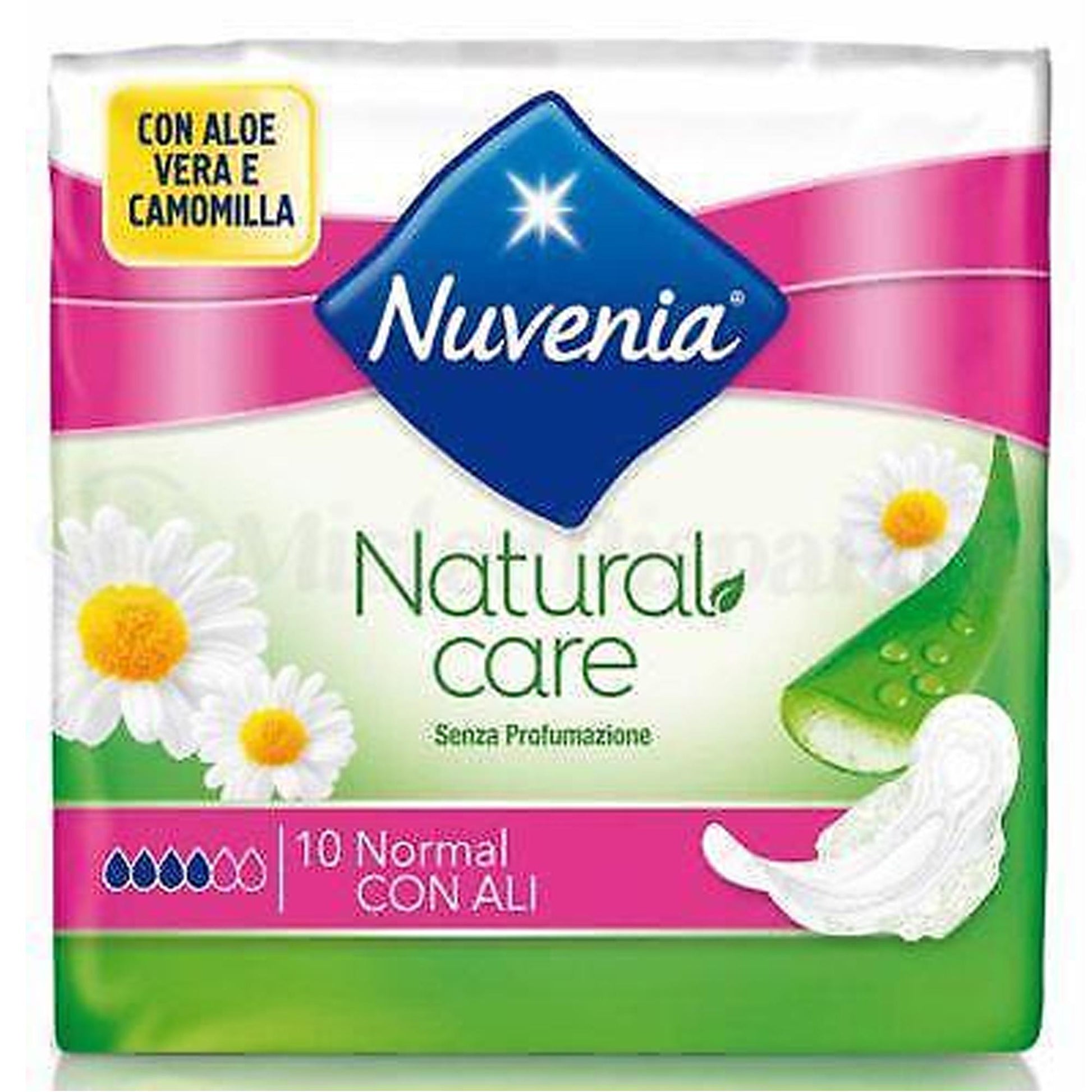 Nuvenia Assorbenti Natural Care con Ali- 10pz