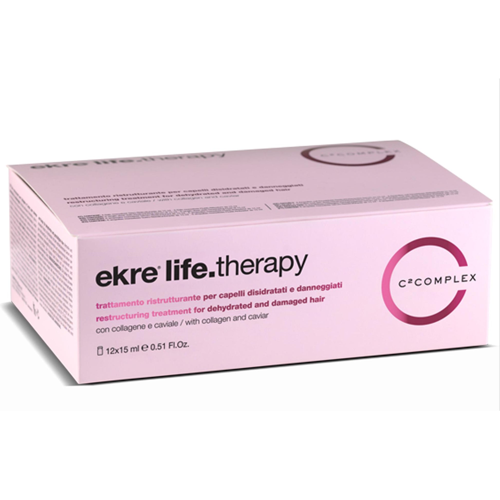 Ekre Life Therapy Trattamento Ristrutturante - 12 Fiale