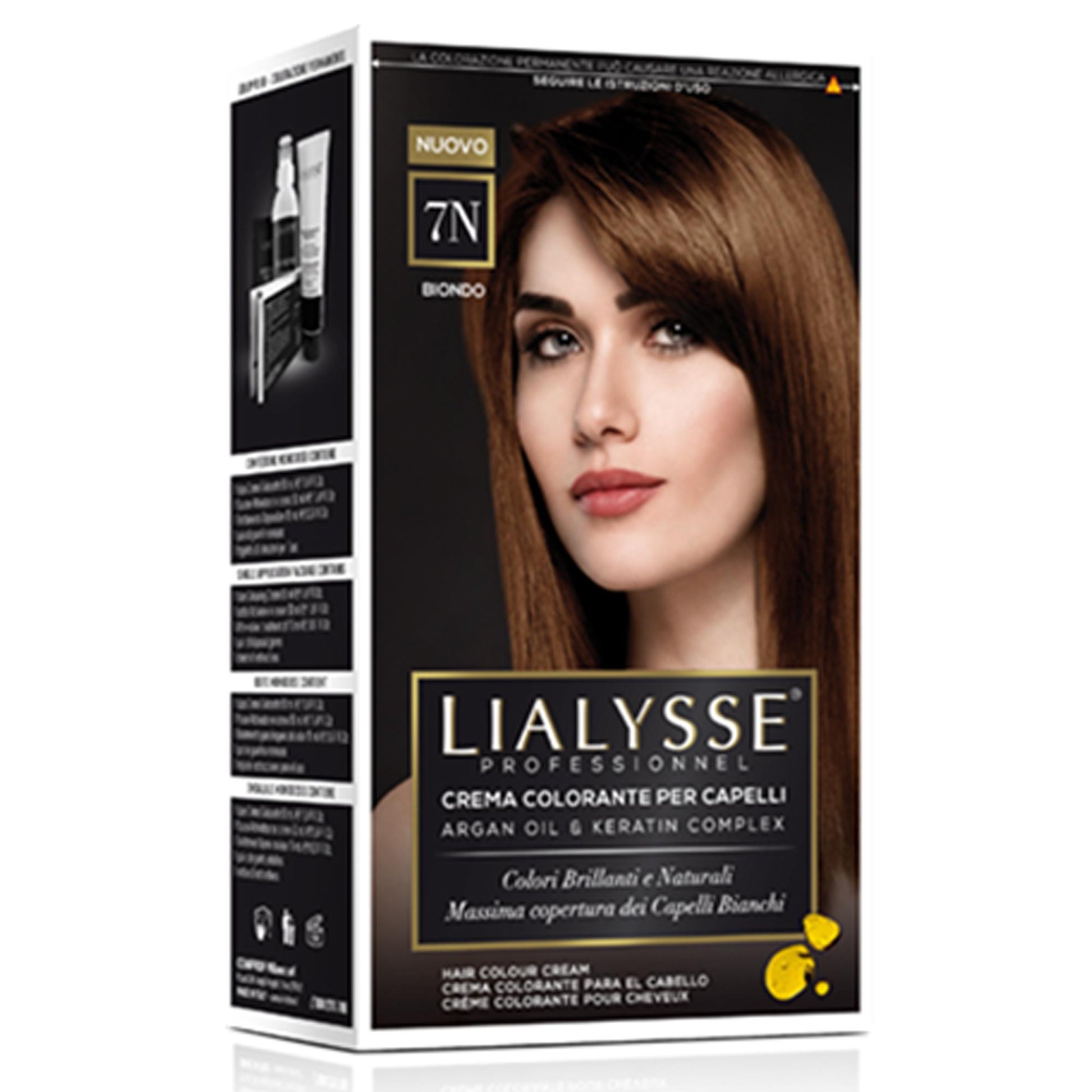 Lialysse Tintura per Capelli con Argan e Cheratina - 7N