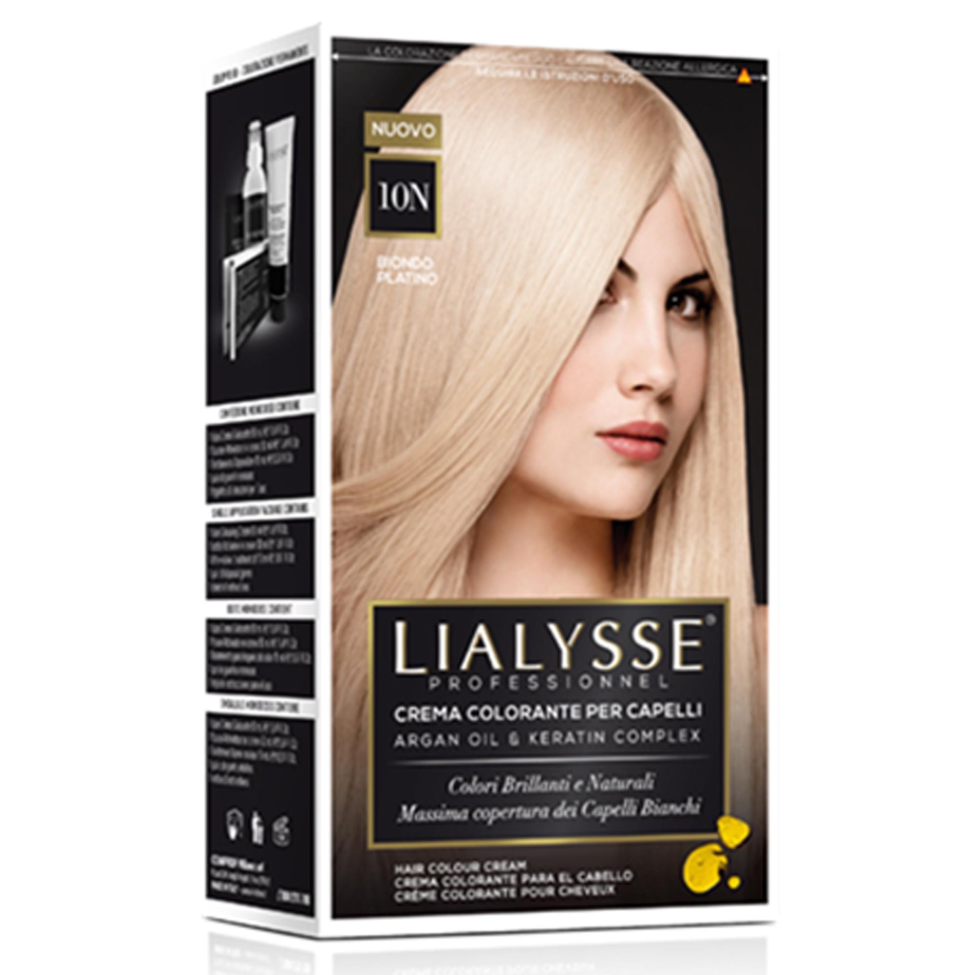 Lialysse Tintura per Capelli con Argan e Cheratina - 10N