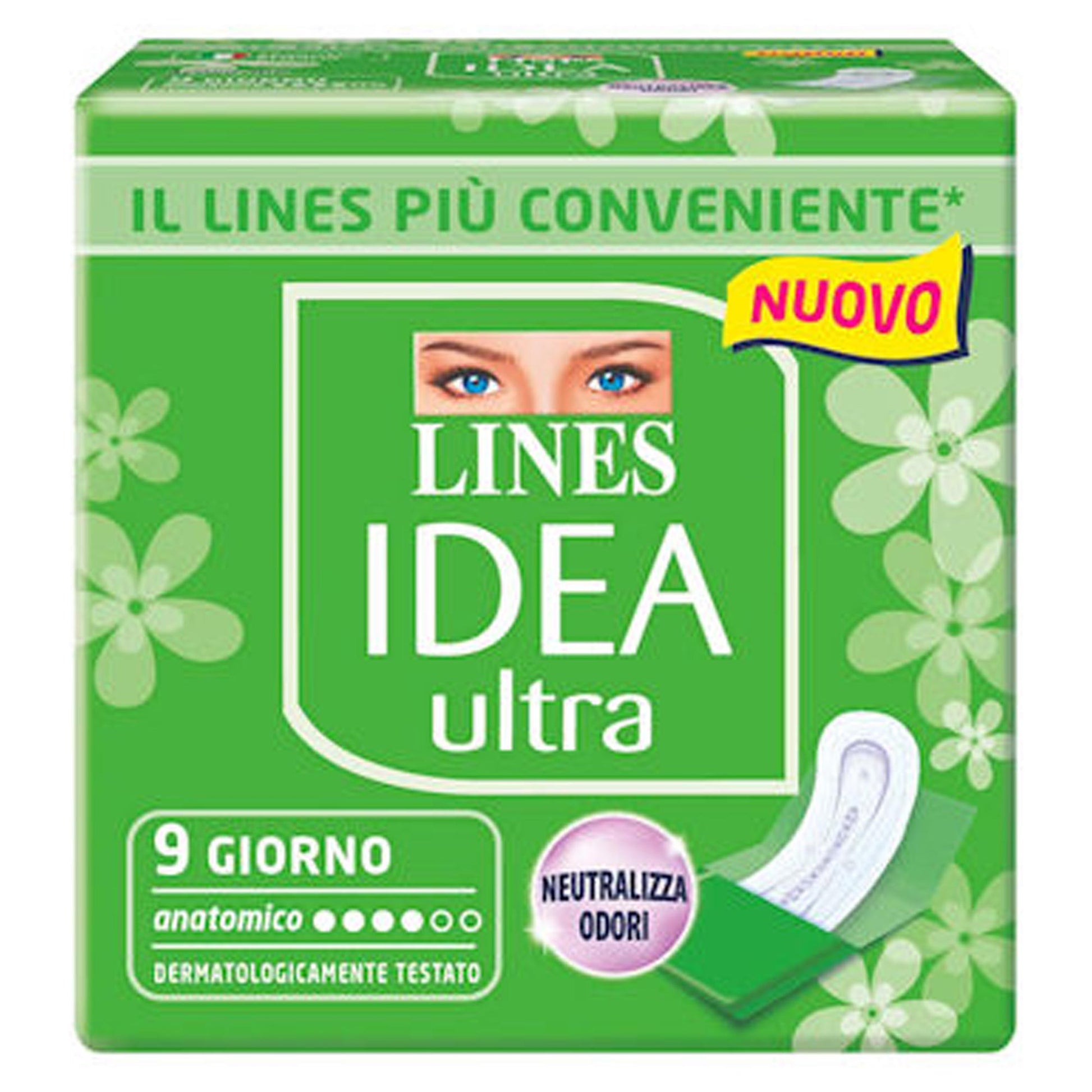 Lines Idea Ultra Assorbenti Giorno Anatomico - 9pz