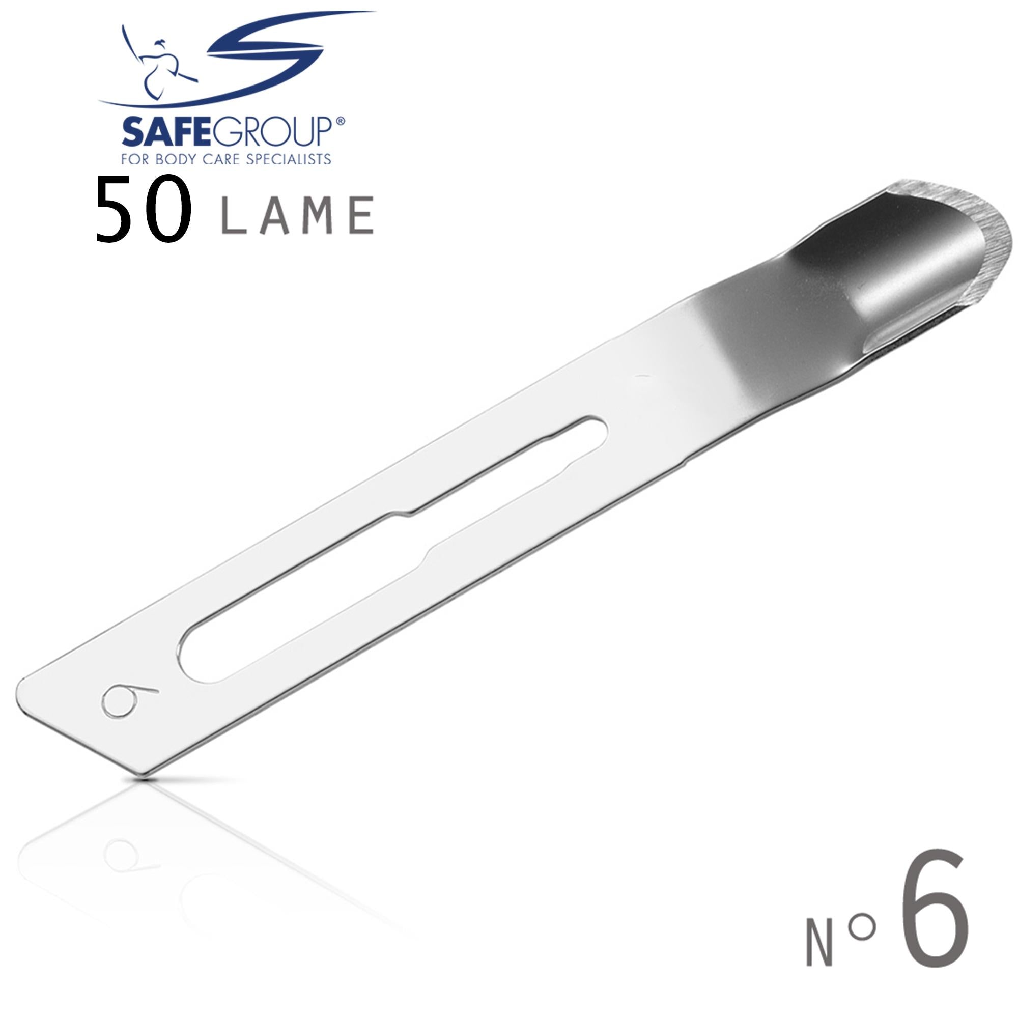 Safe Lame Sgorbie Sterili 50pz - n.6