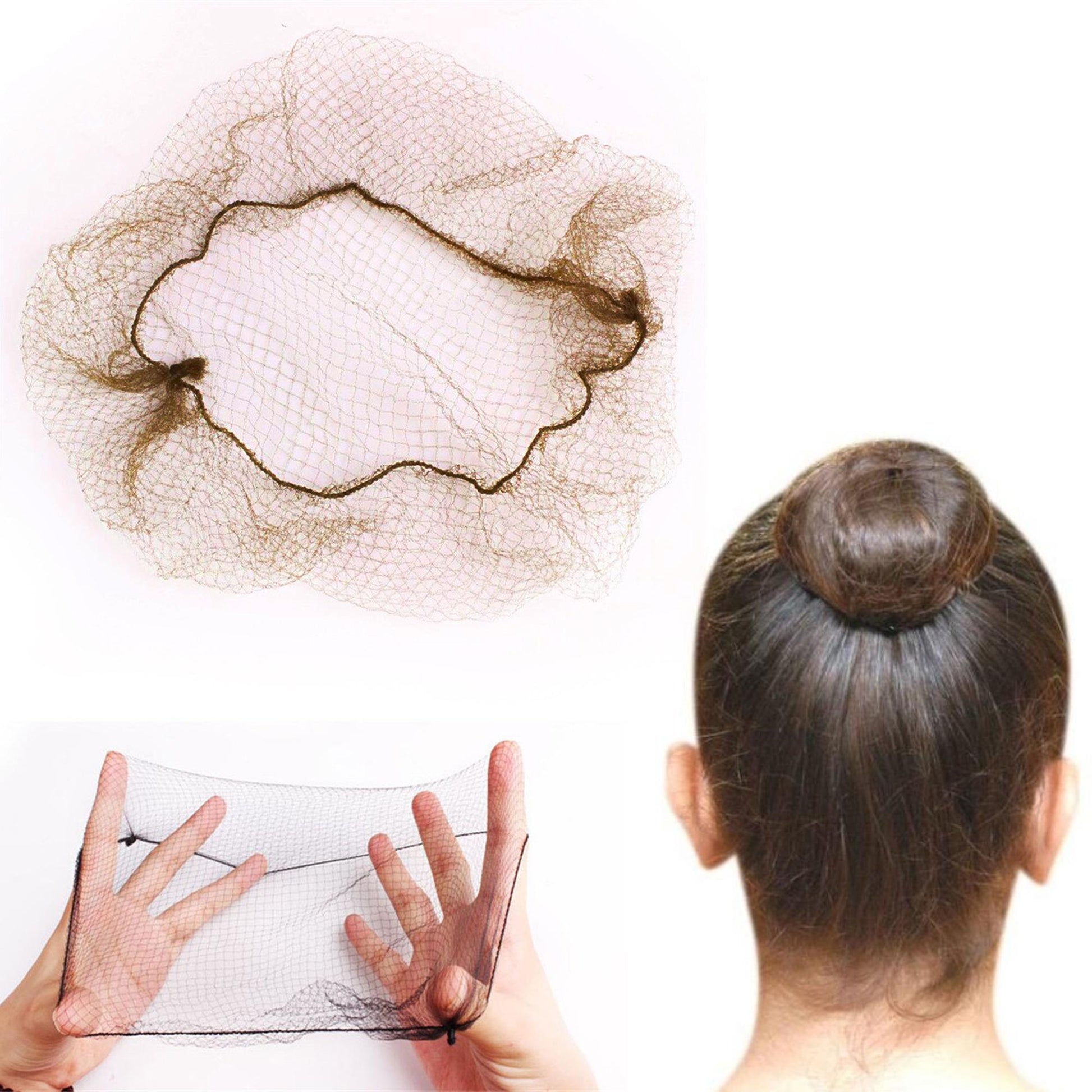 YourCare Retine Invisibili per Capelli 2pz - Castano Medio