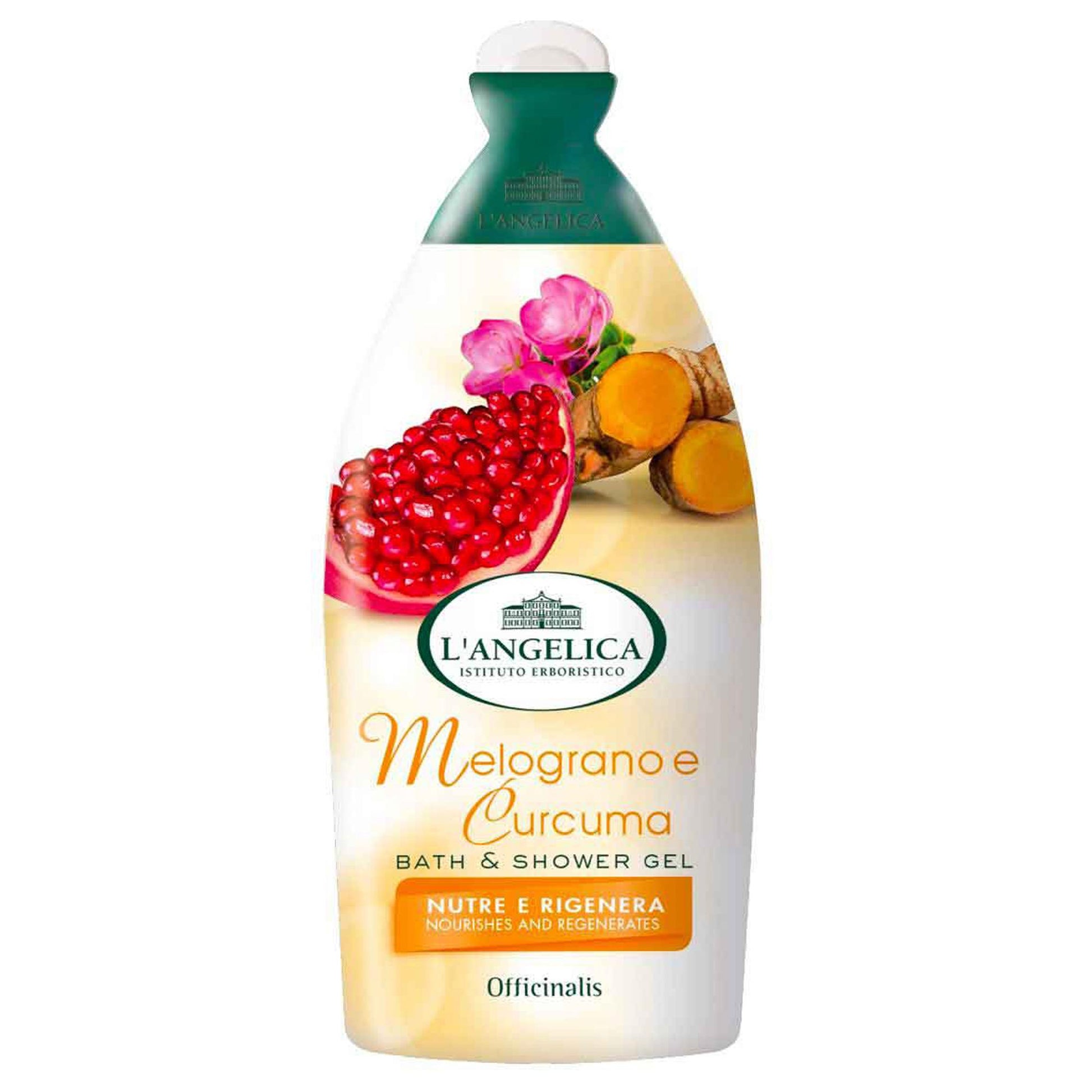 L'Angelica Bagnoschiuma 450ml - Melograno e Curcuma