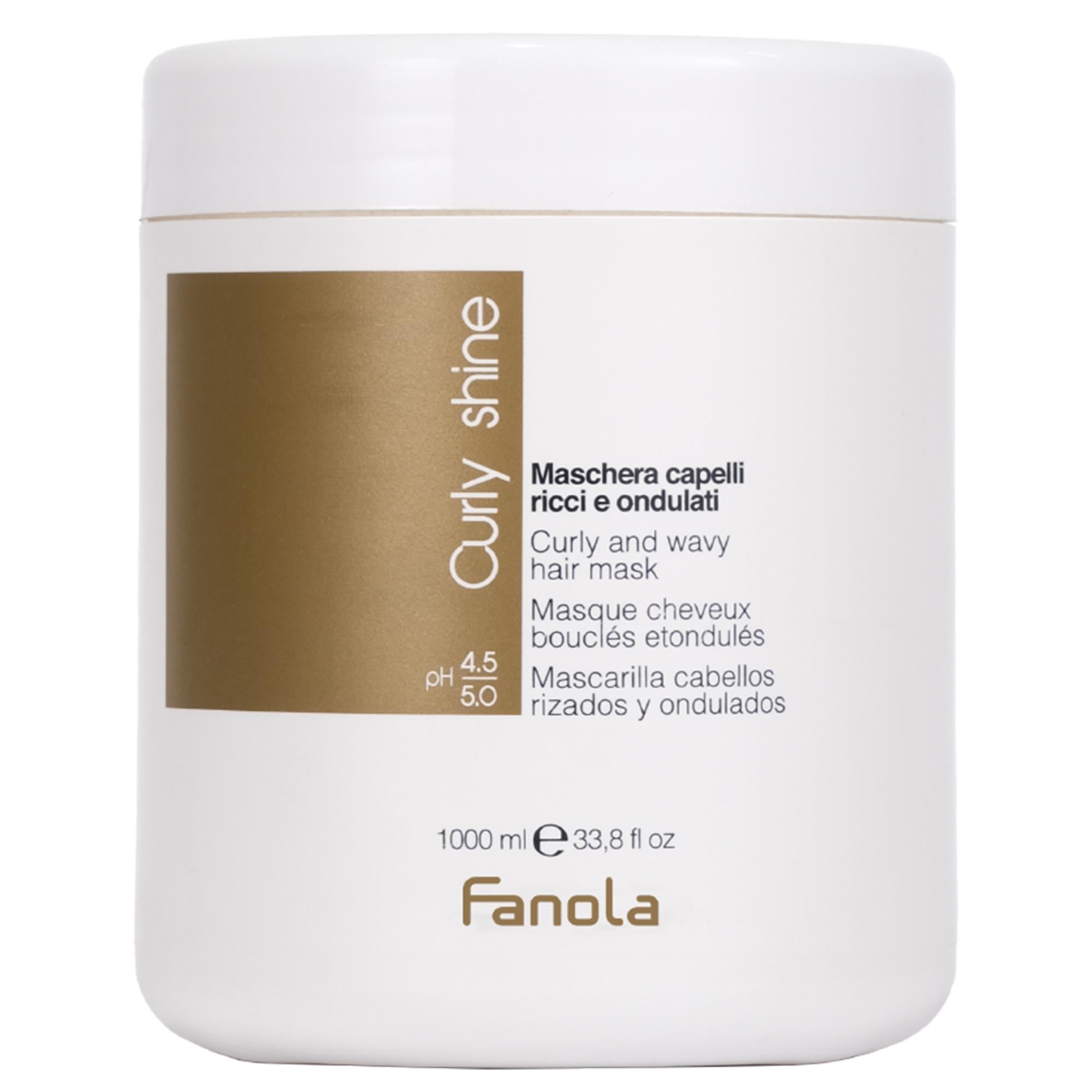 Fanola Curly Shine Maschera Capelli Ricci e Ondulati - 1000ml