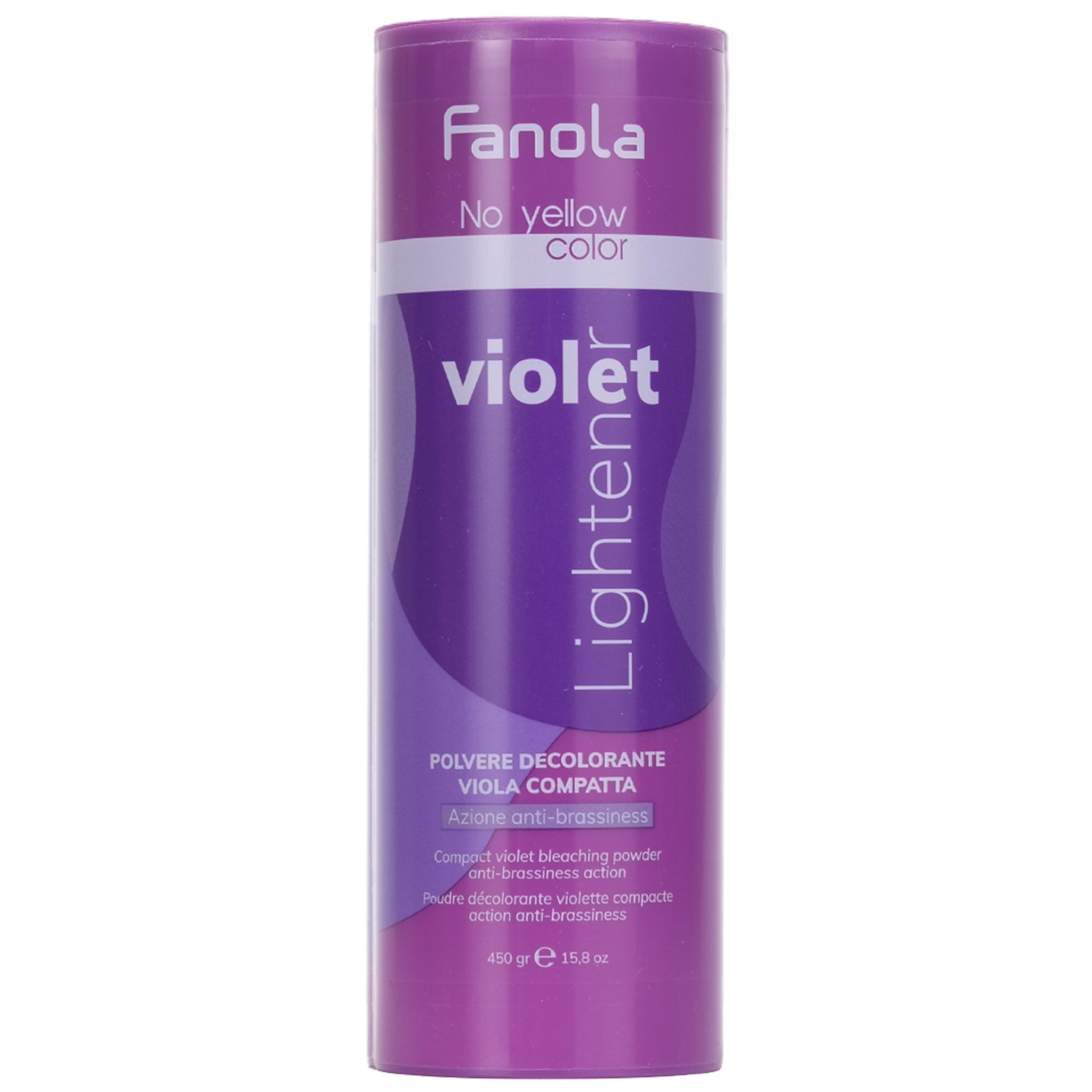 Fanola No Yellow Decolorante in Polvere Compatta Viola 7 Toni - 450gr