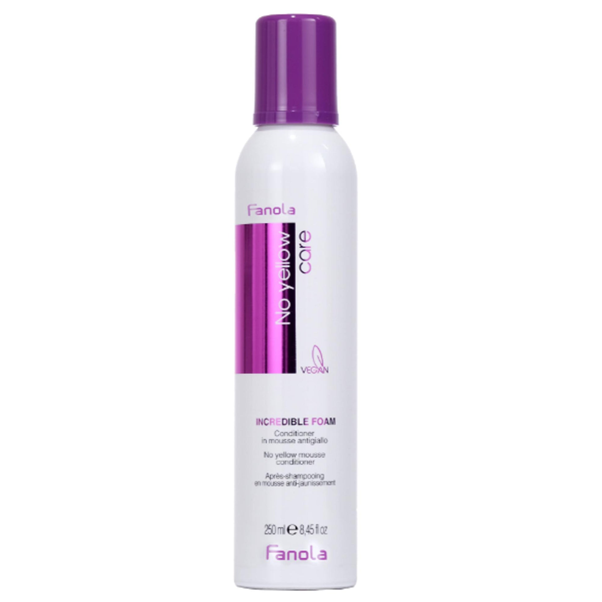 Fanola No Yellow Incredible Foam Conditioner Antigiallo - 250ml