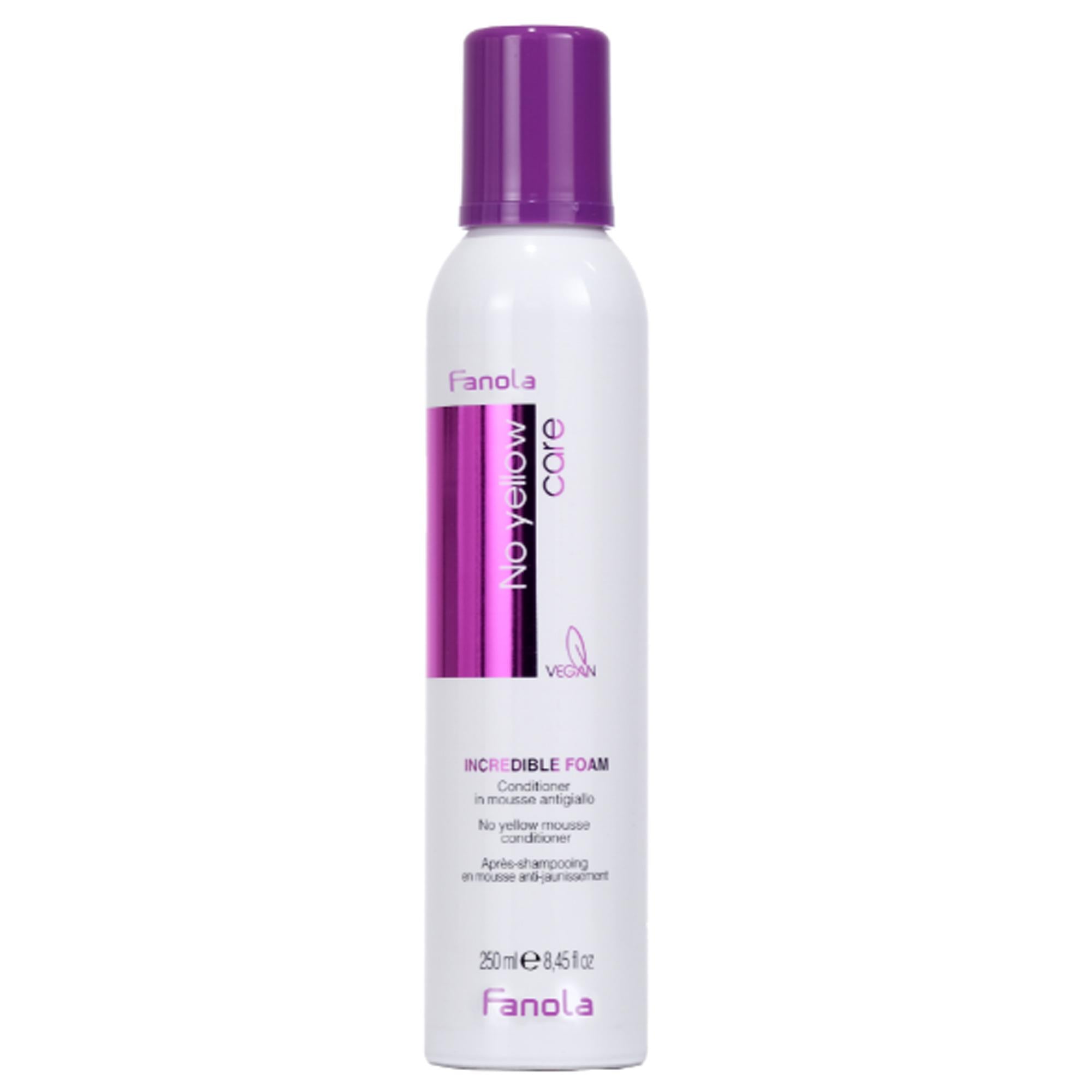 Fanola No Yellow Incredible Foam Conditioner Antigiallo - 250ml