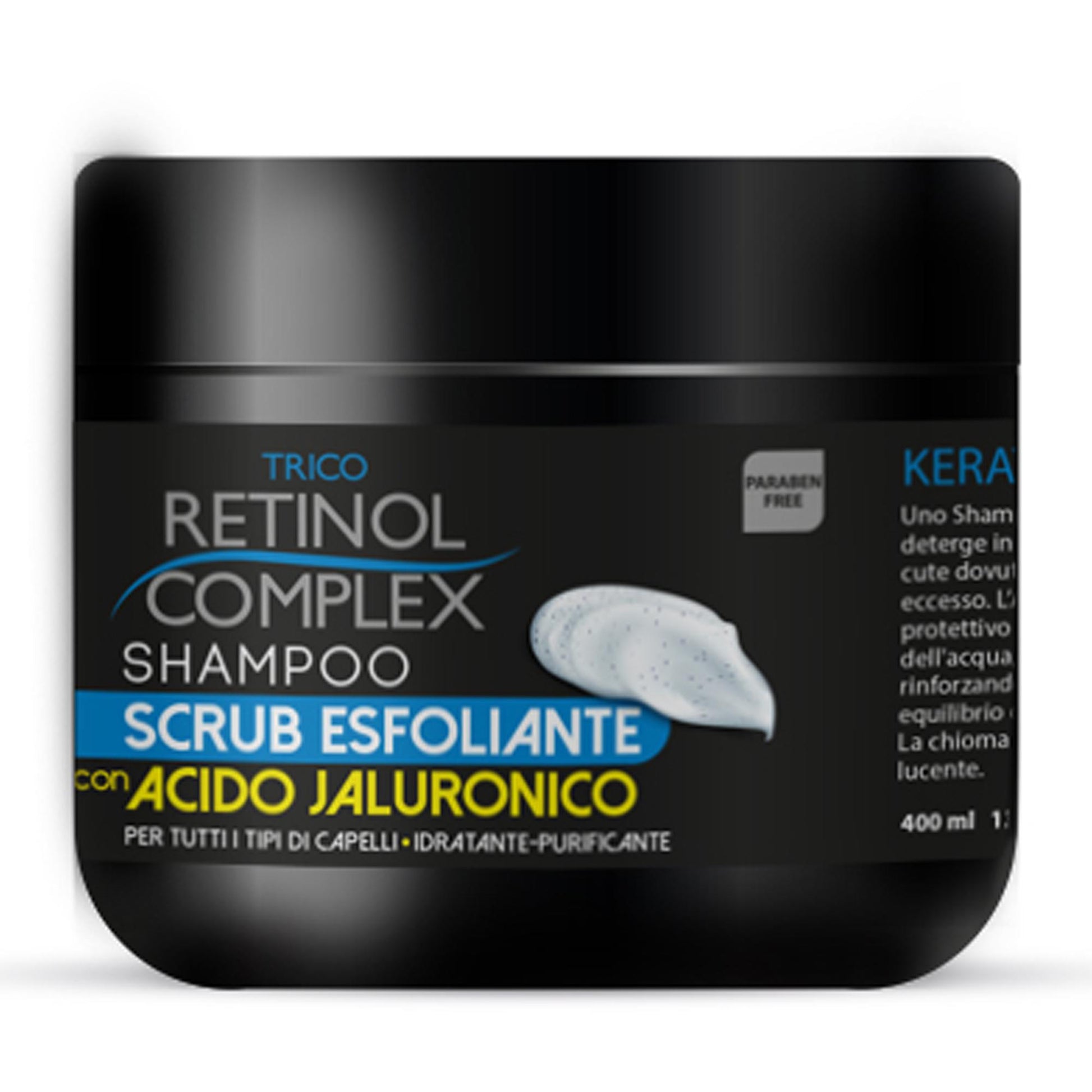 Trico Retinol Complex Shampoo Scrub Esfoliante Acido Jaluronico - 400ml