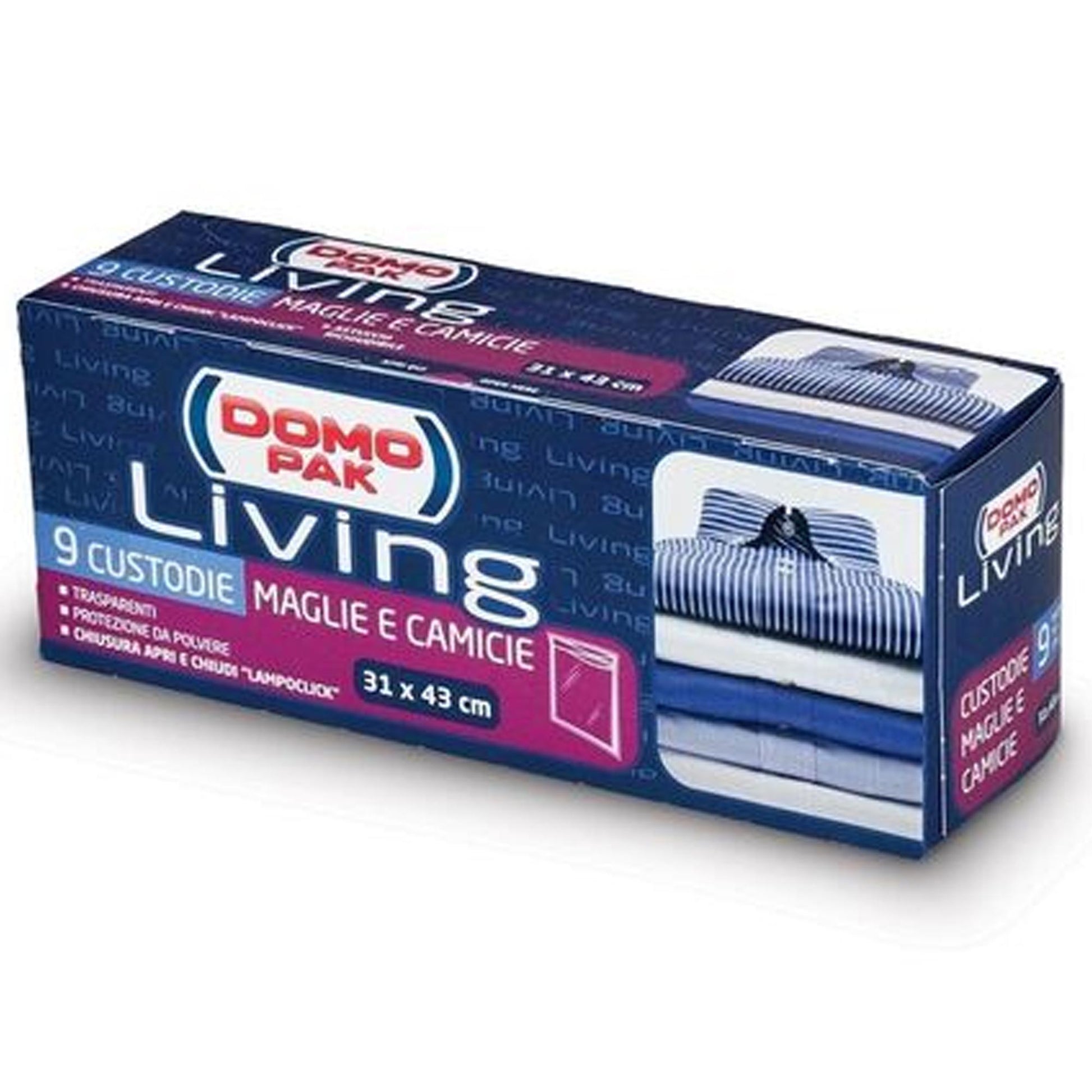 Domopak Custodia Maglie e Camicie 31x43 - 9pz