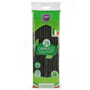 Clendy Cannucce Bio Compostabili 24pz - Nero