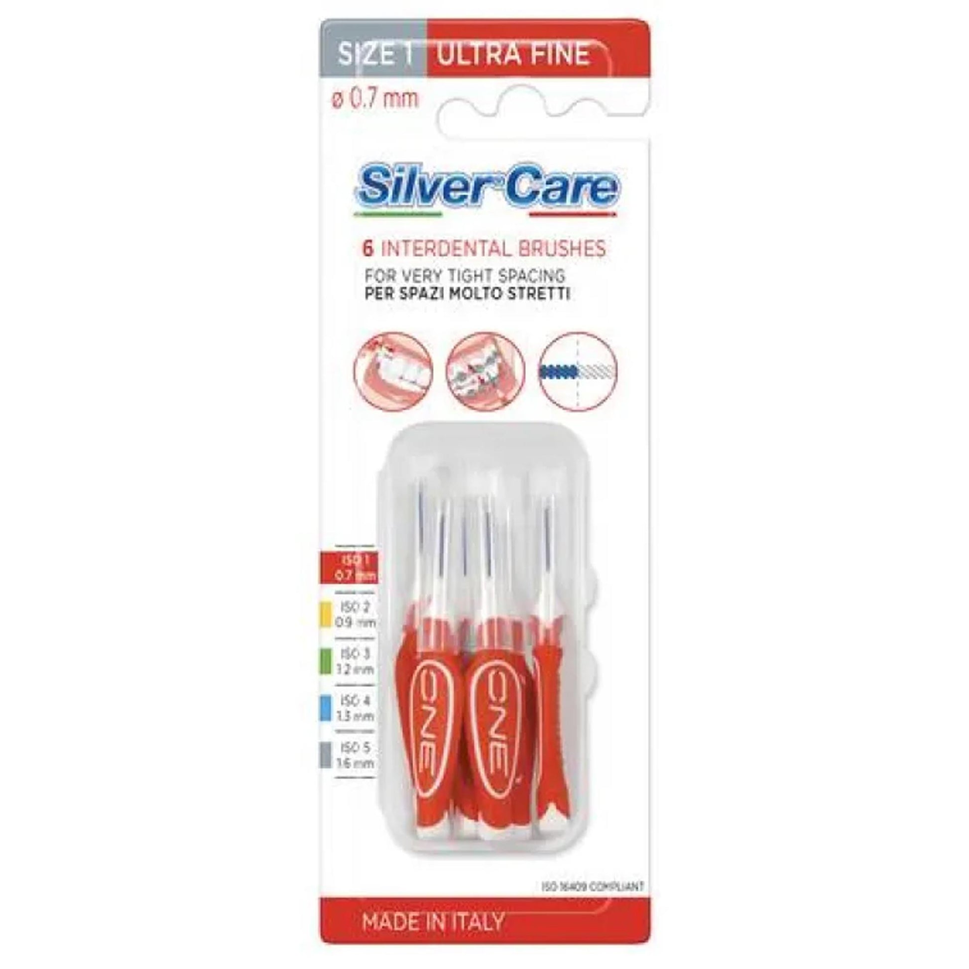 Silver Care Scovolino Interdentale Ultra Fine - 6pz
