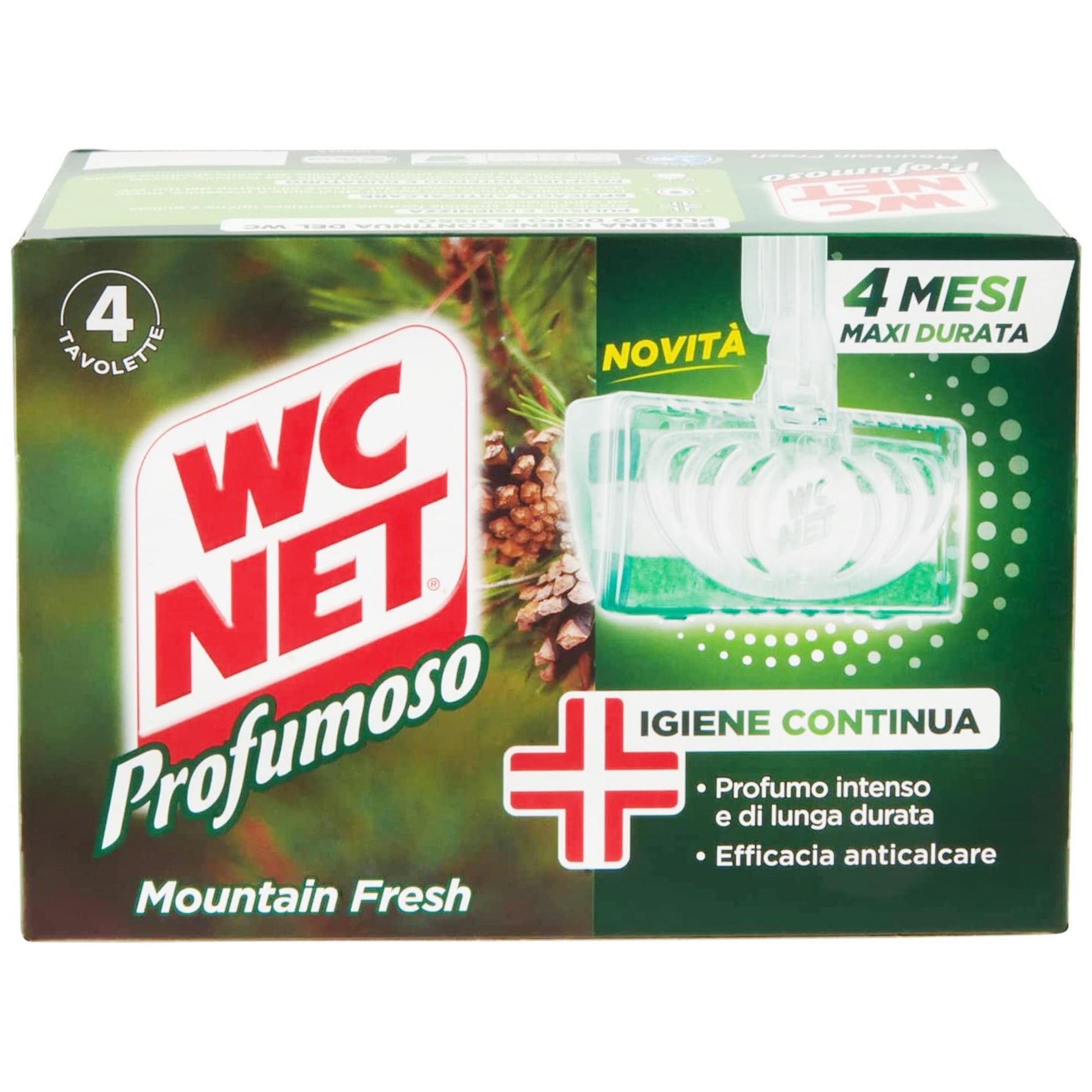 WC Net Tavoletta Igienizzante 4pz - Mountain