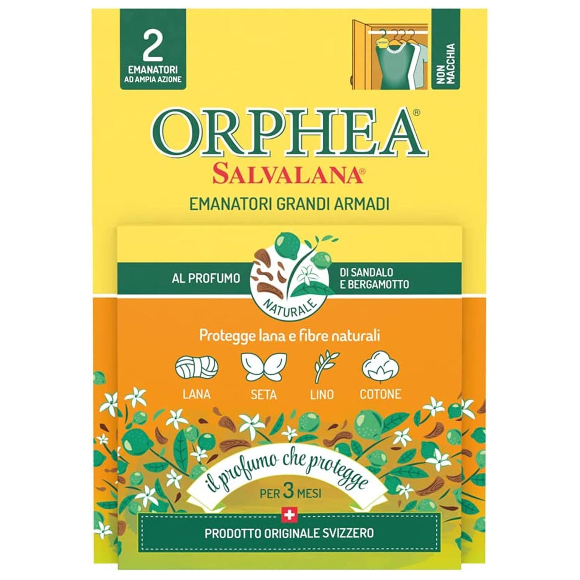 Orphea Salvalana 12 Foglietti - Sandalo e Bergamotto
