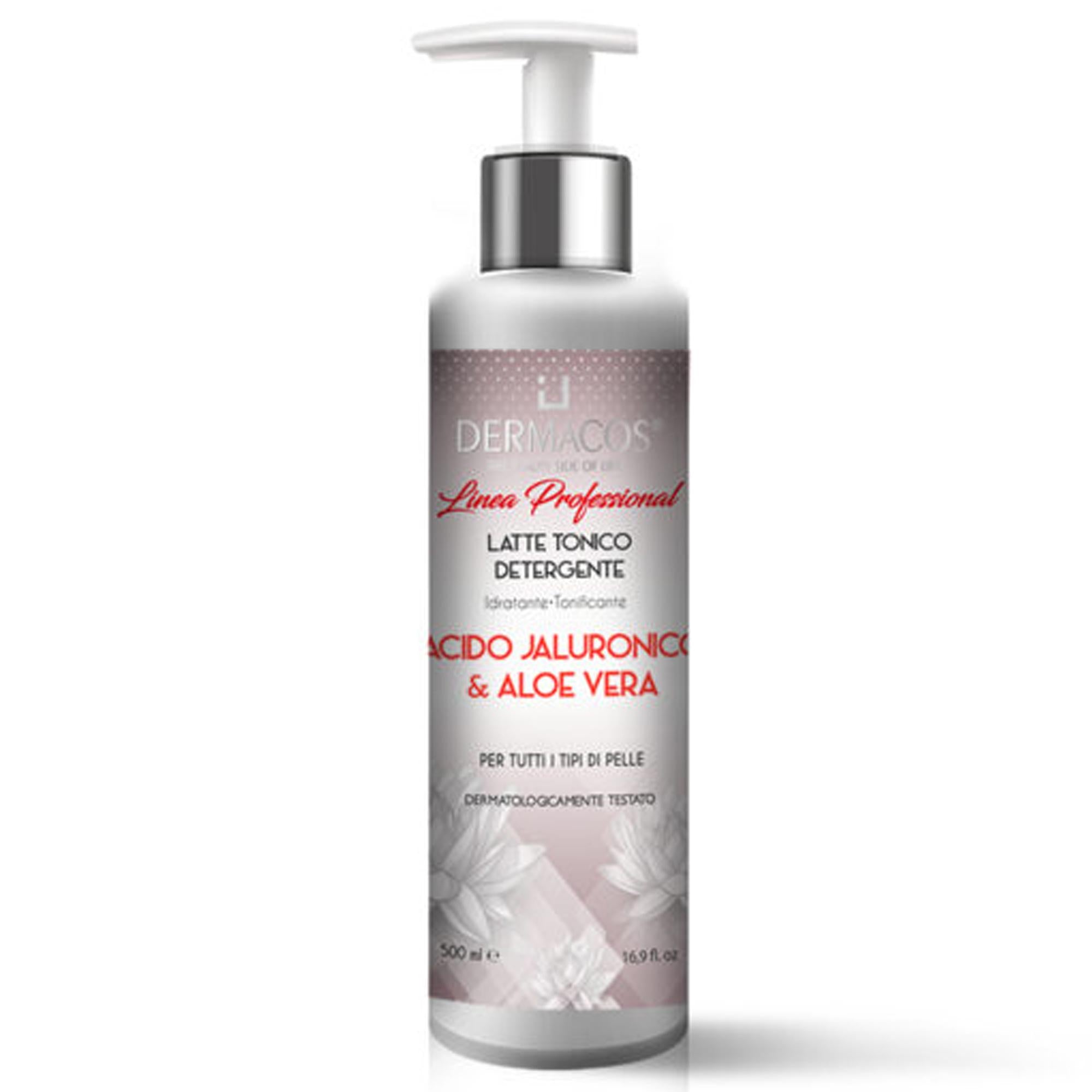 Dermacos Latte Tonico Detergente Acido Jaluronico - 500ml