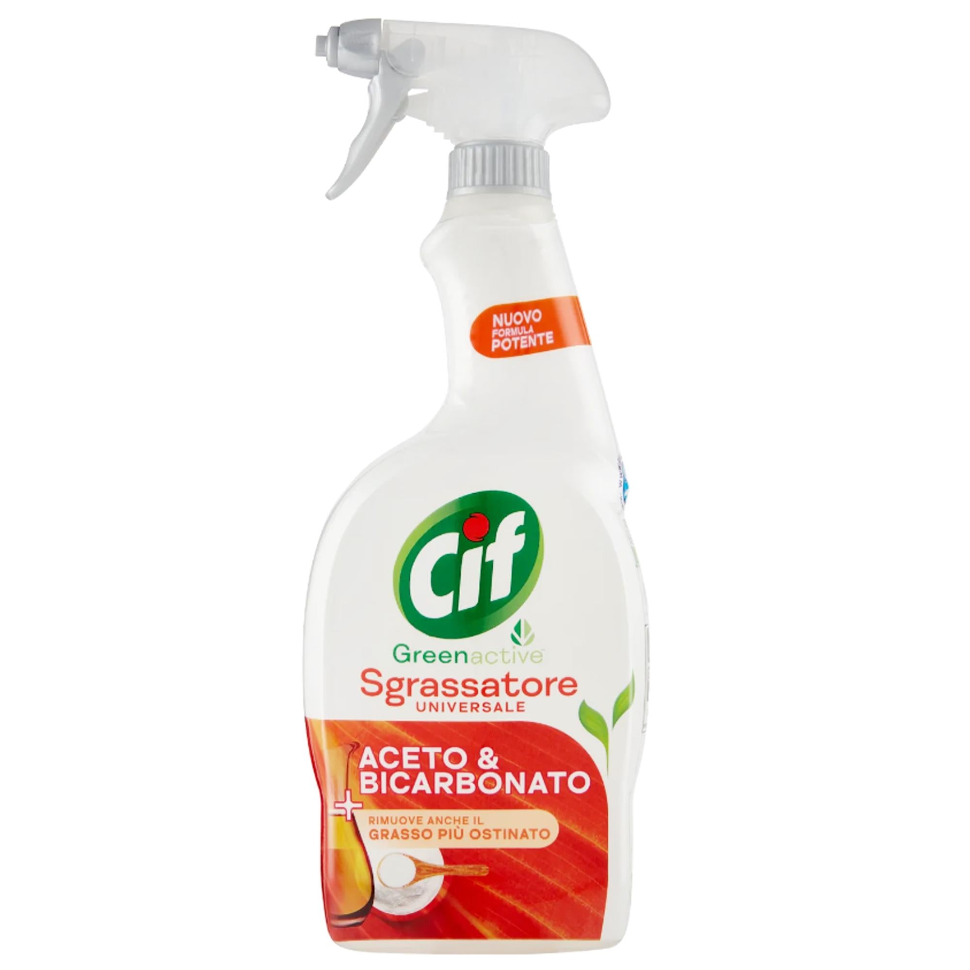 Cif Greenactive Sgrassatore 650ml - Aceto e Bicarbonato