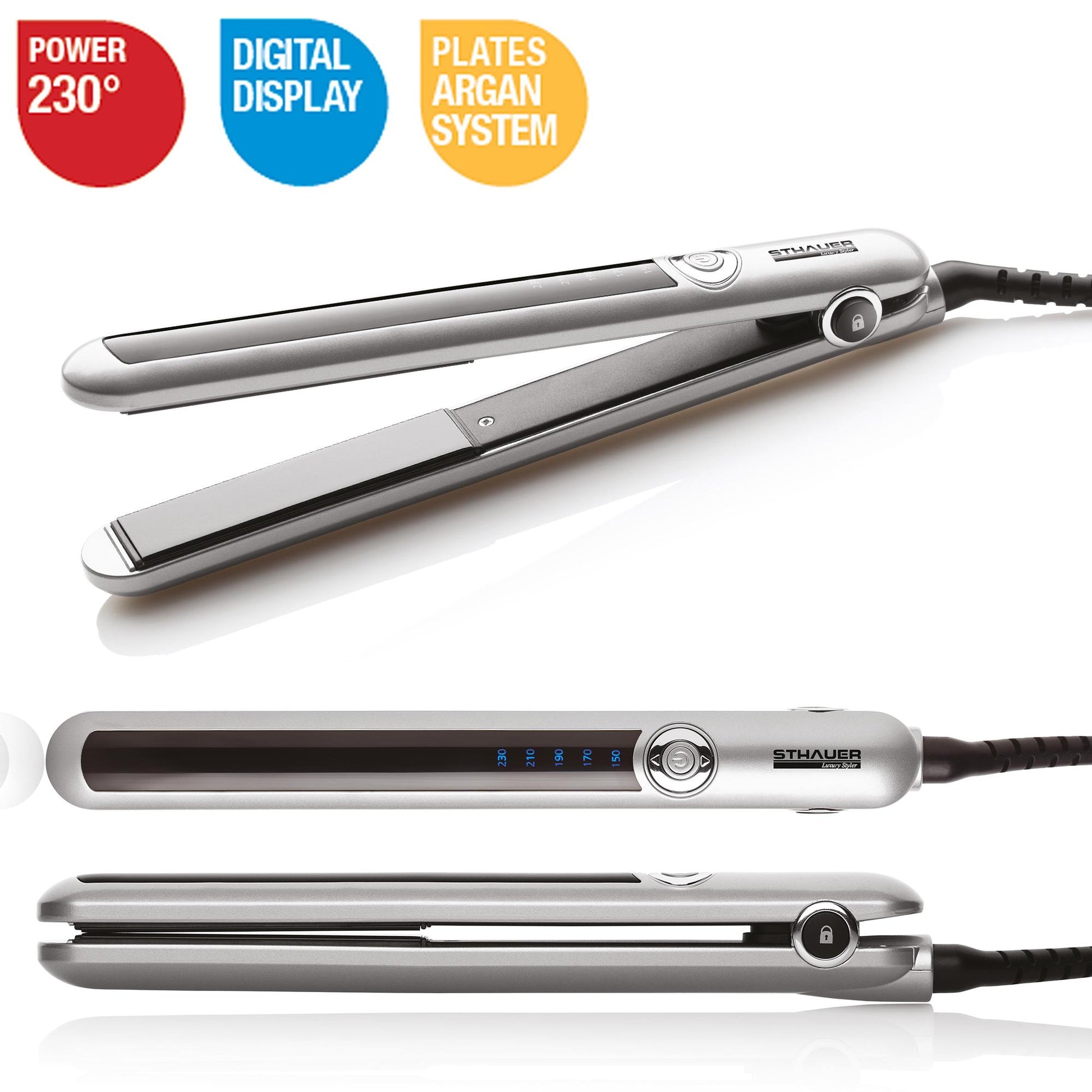 Sthauer Piastra per Capelli Antigua - Silver