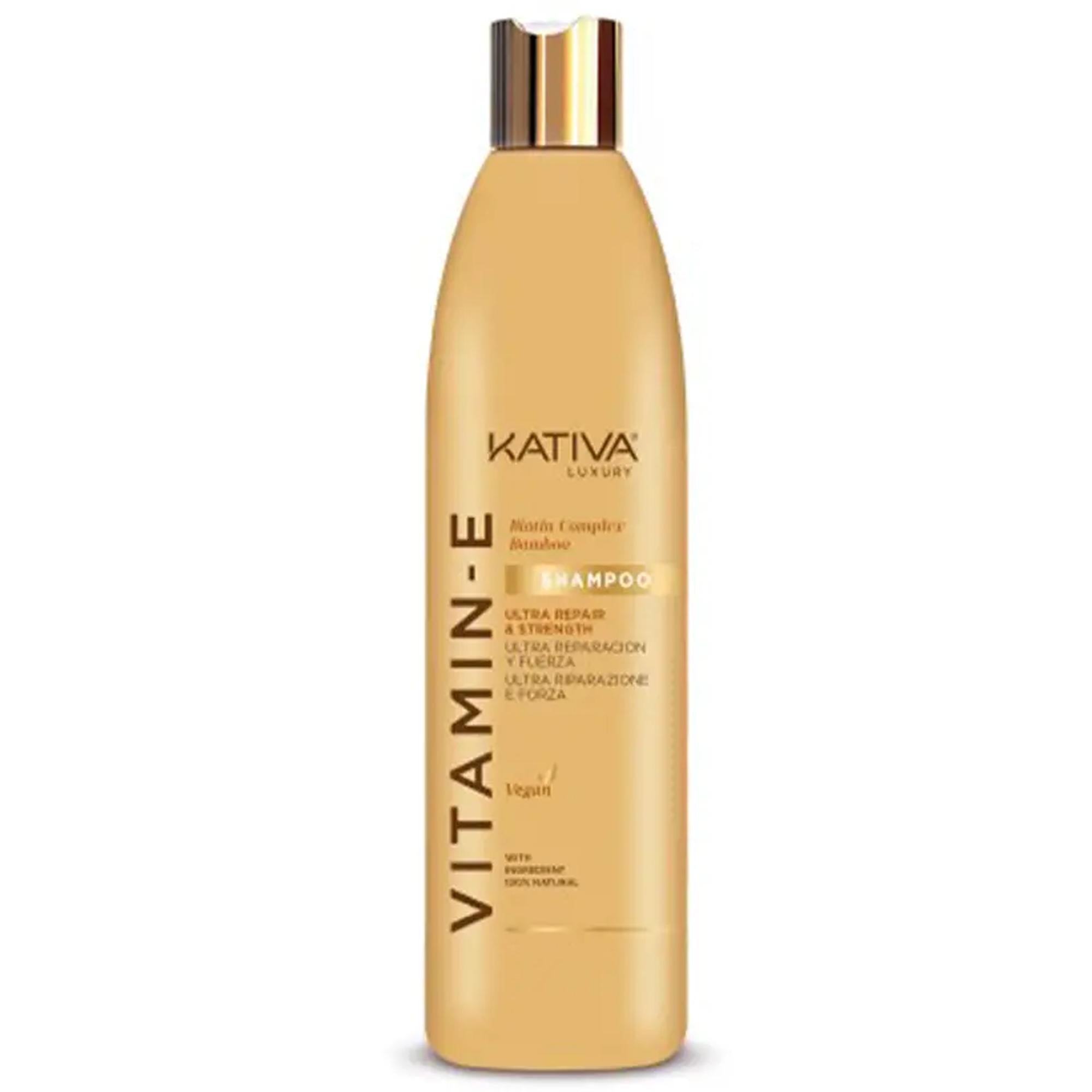 Kativa Vitamin-E Shampoo Riparatore Ultra Repair - 355ml