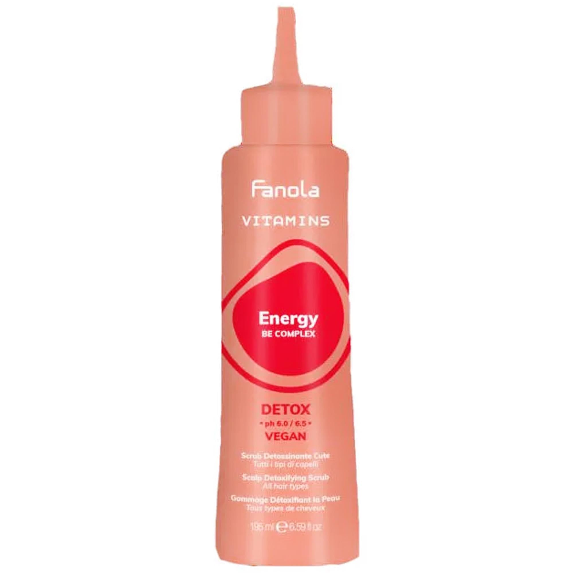 Fanola Vitamins Energy Scrub Detossinante Cute - 195ml