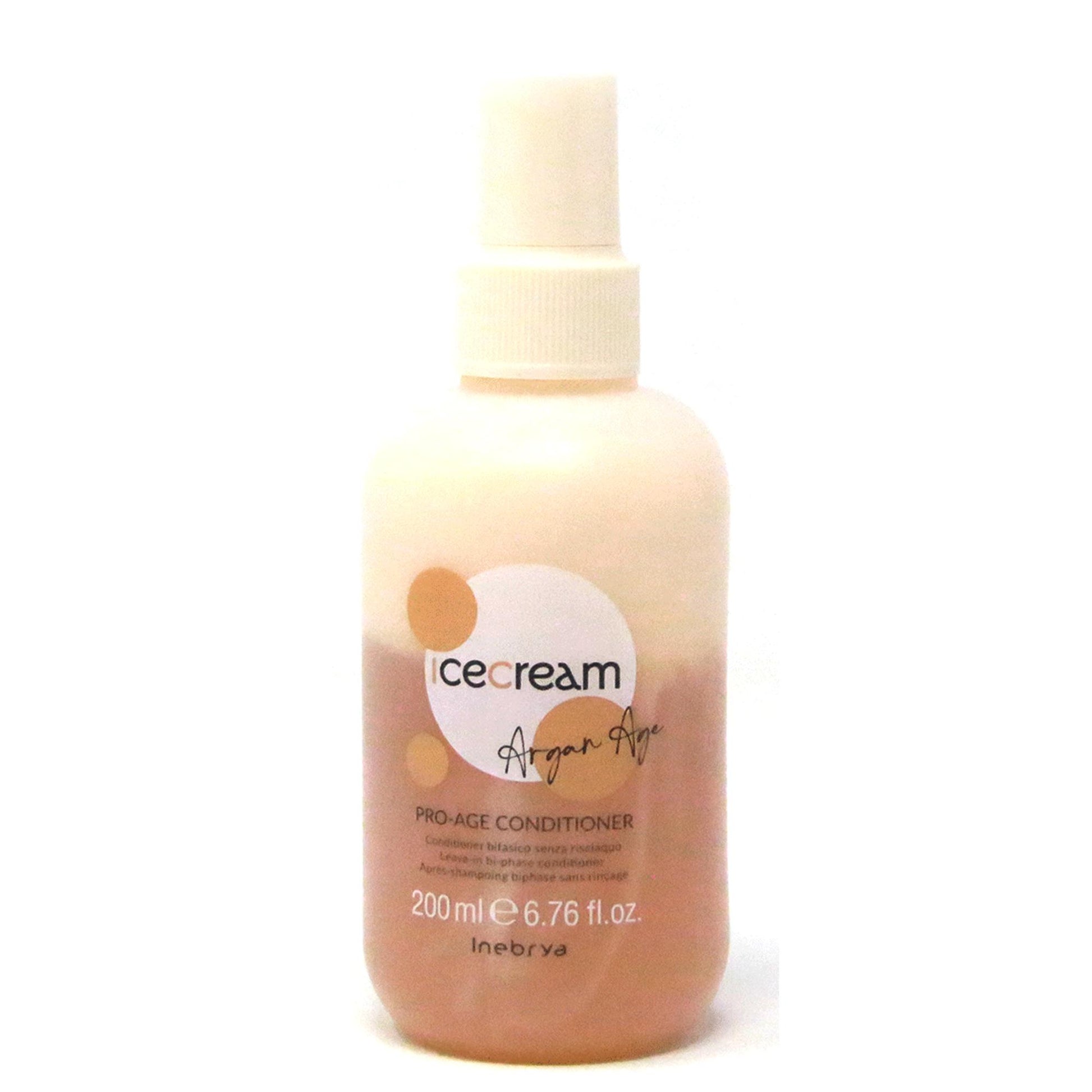 Inebrya Ice Cream Argan Age Pro-Age Conditioner Bifasico - 200ml