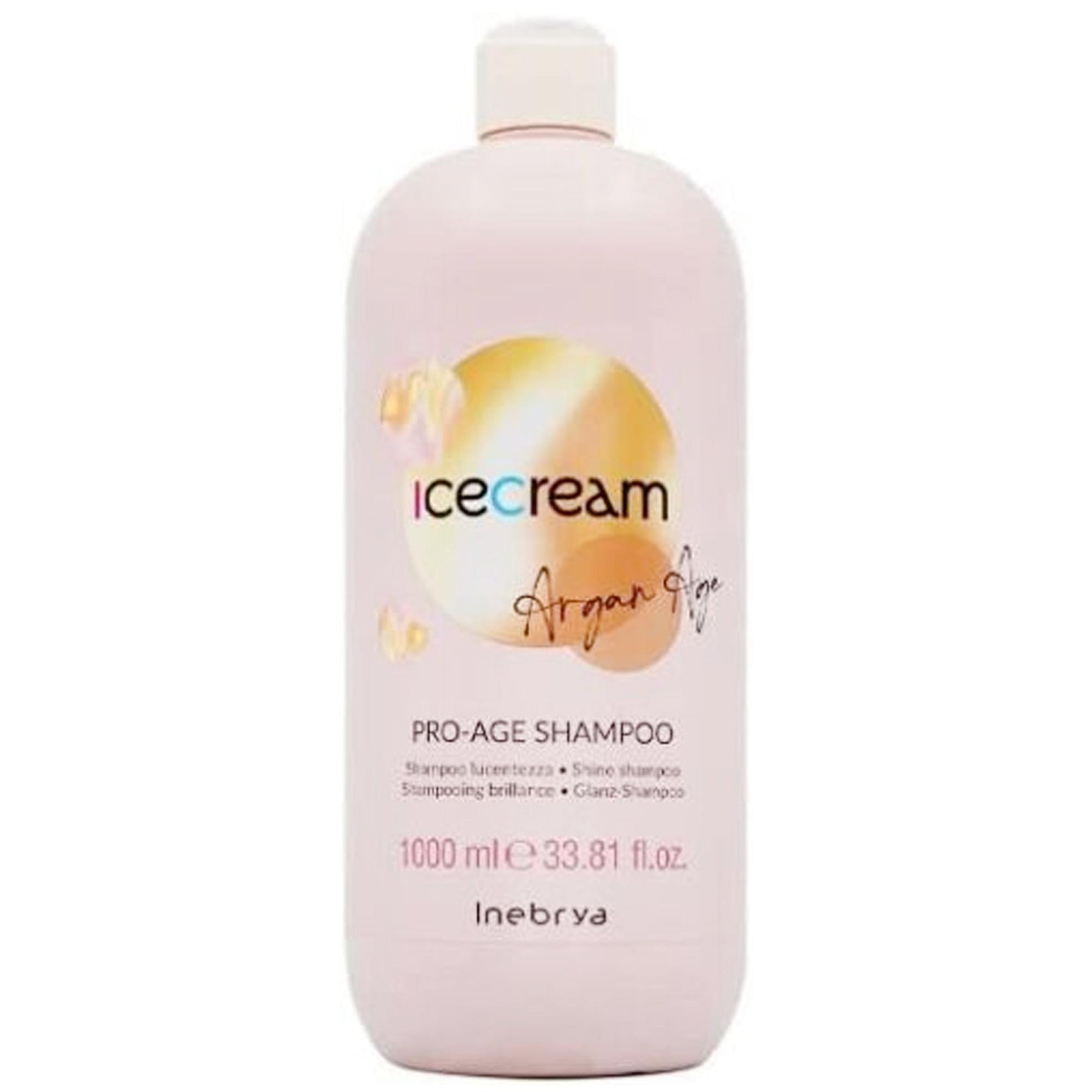 Inebrya Ice Cream Argan Age Pro-Age Shampoo - 1000ml