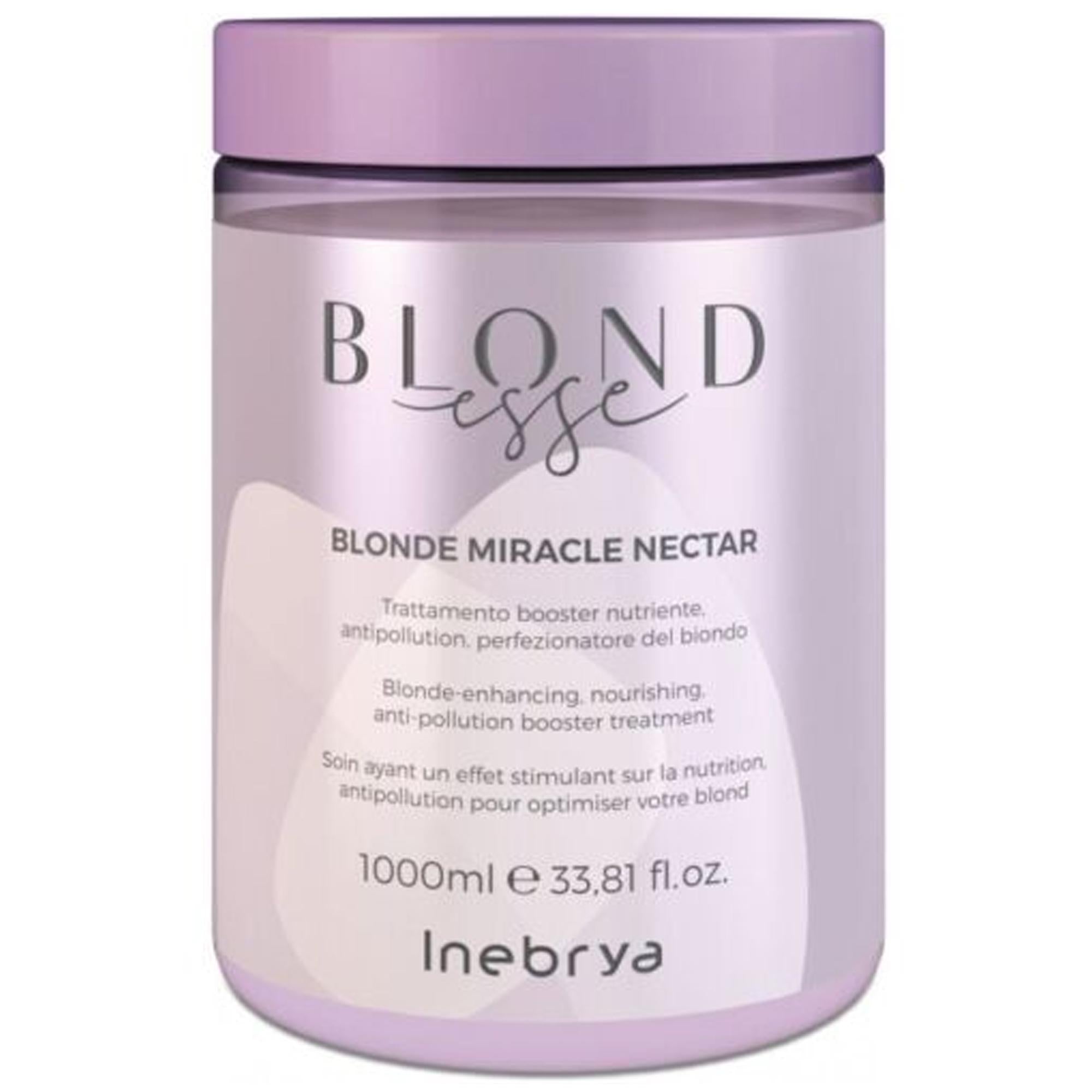 Inebrya Blondesse Blonde Miracle Nectar Maschera Idratante - 1000ml