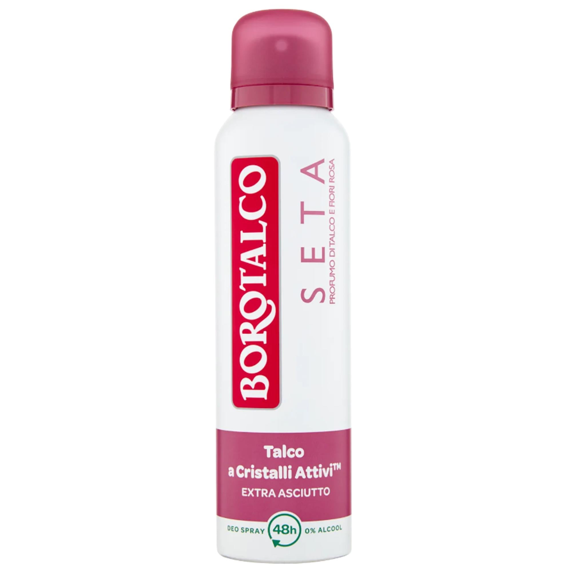 Borotalco Deodorante Spray Seta Fiori di Rosa - 150ml