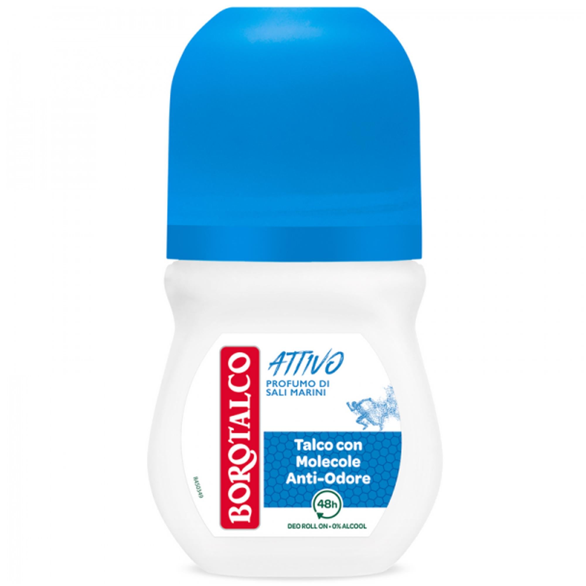 Borotalco Deodorante Roll-On Attivo Sali Marini - 50ml