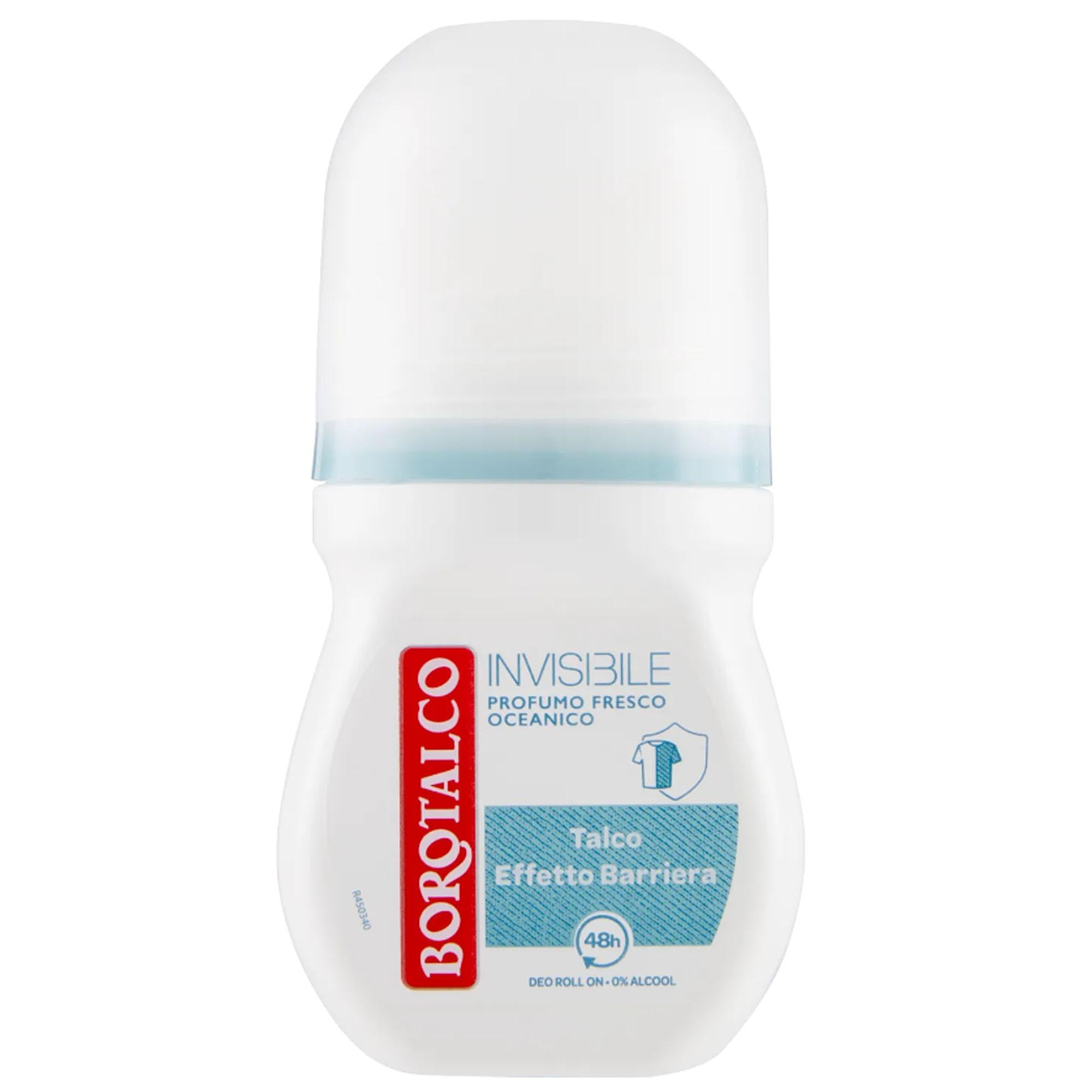 Borotalco Deodorante Roll-On Invisibile Oceanico - 50ml