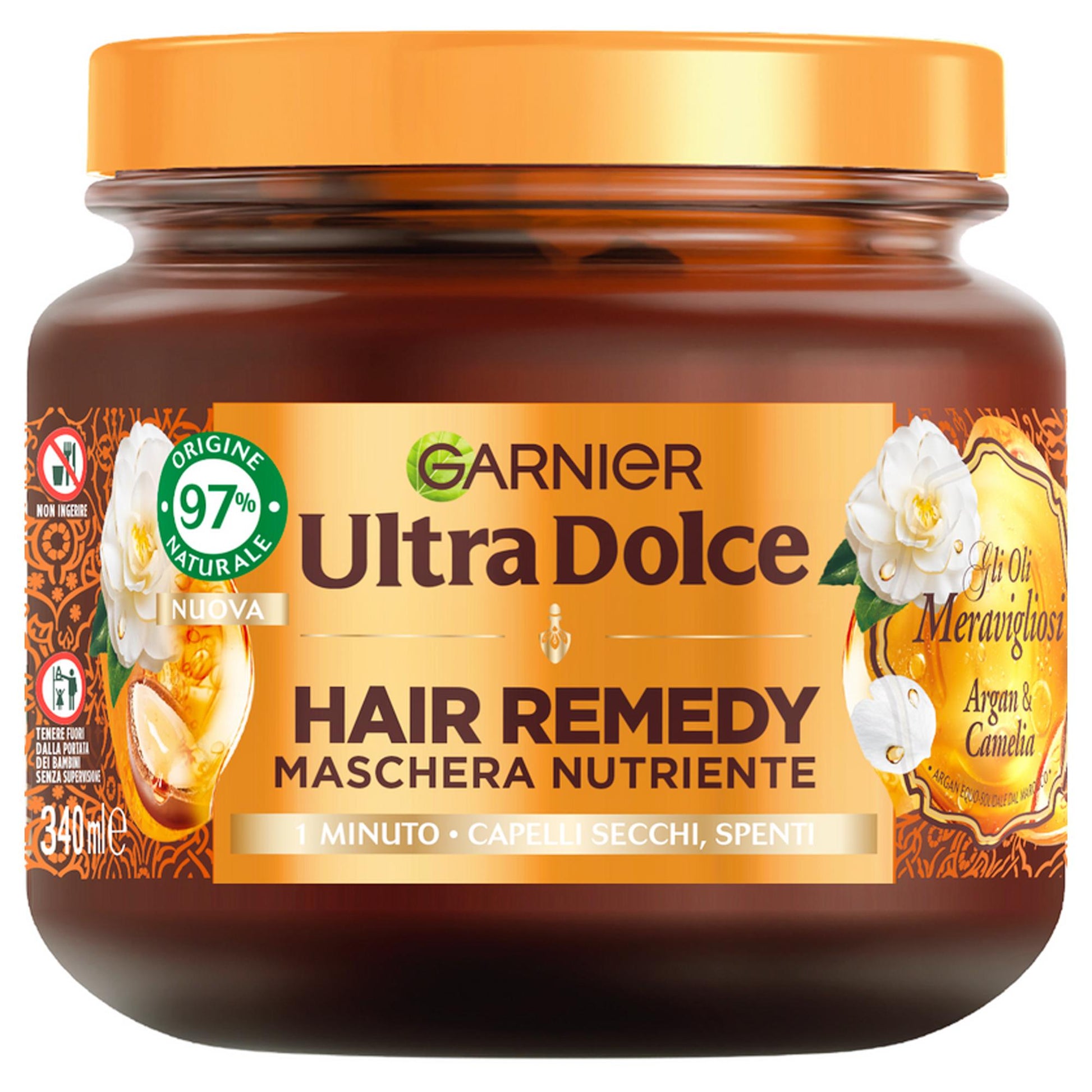 Garnier Ultra Dolce Maschera Hair Remedy Oli Meravigliosi - 340ml