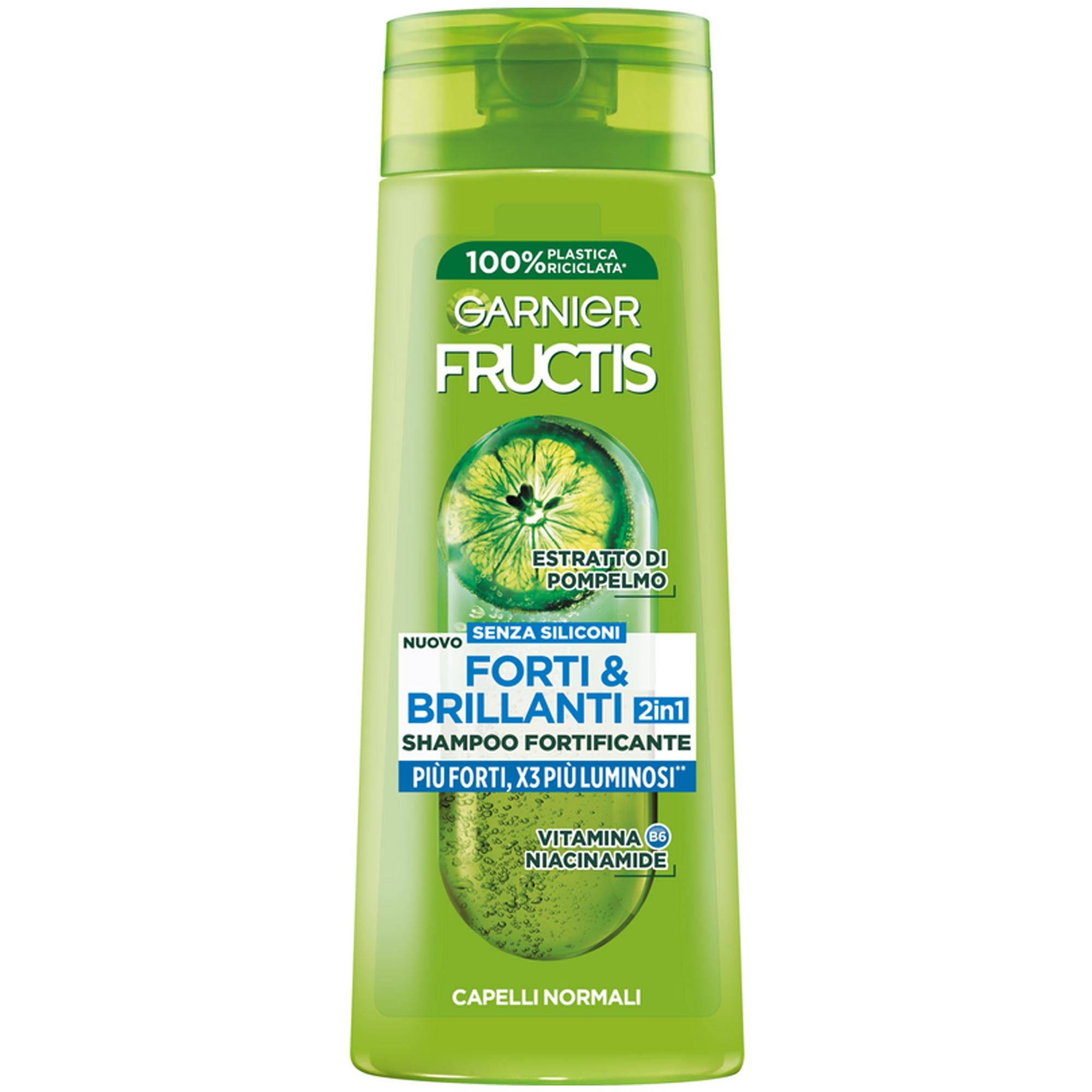 Garnier Fructis Shampoo 2in1 Forti e Brillanti - 250ml