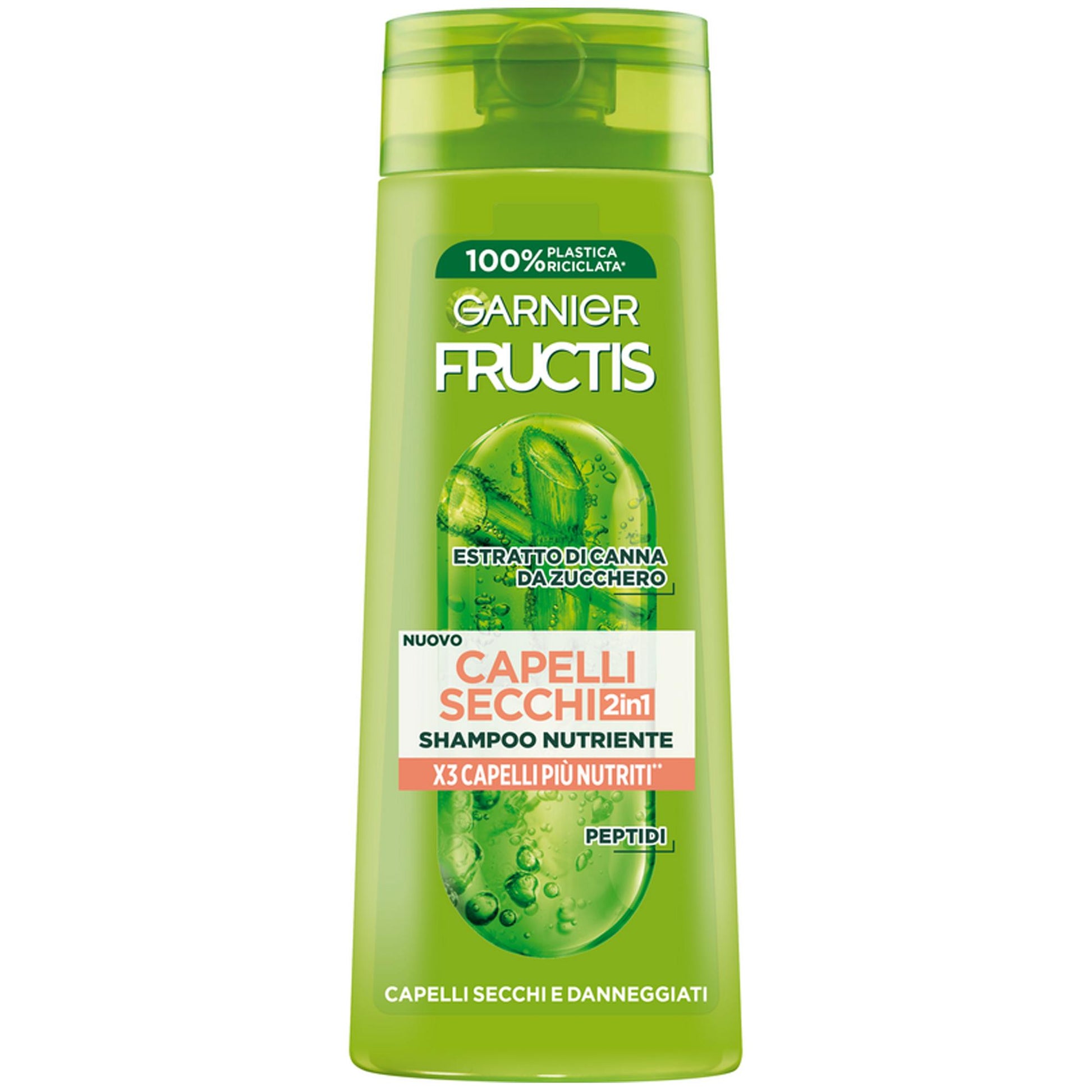 Garnier Fructis Shampoo 2in1 Capelli Secchi - 250ml
