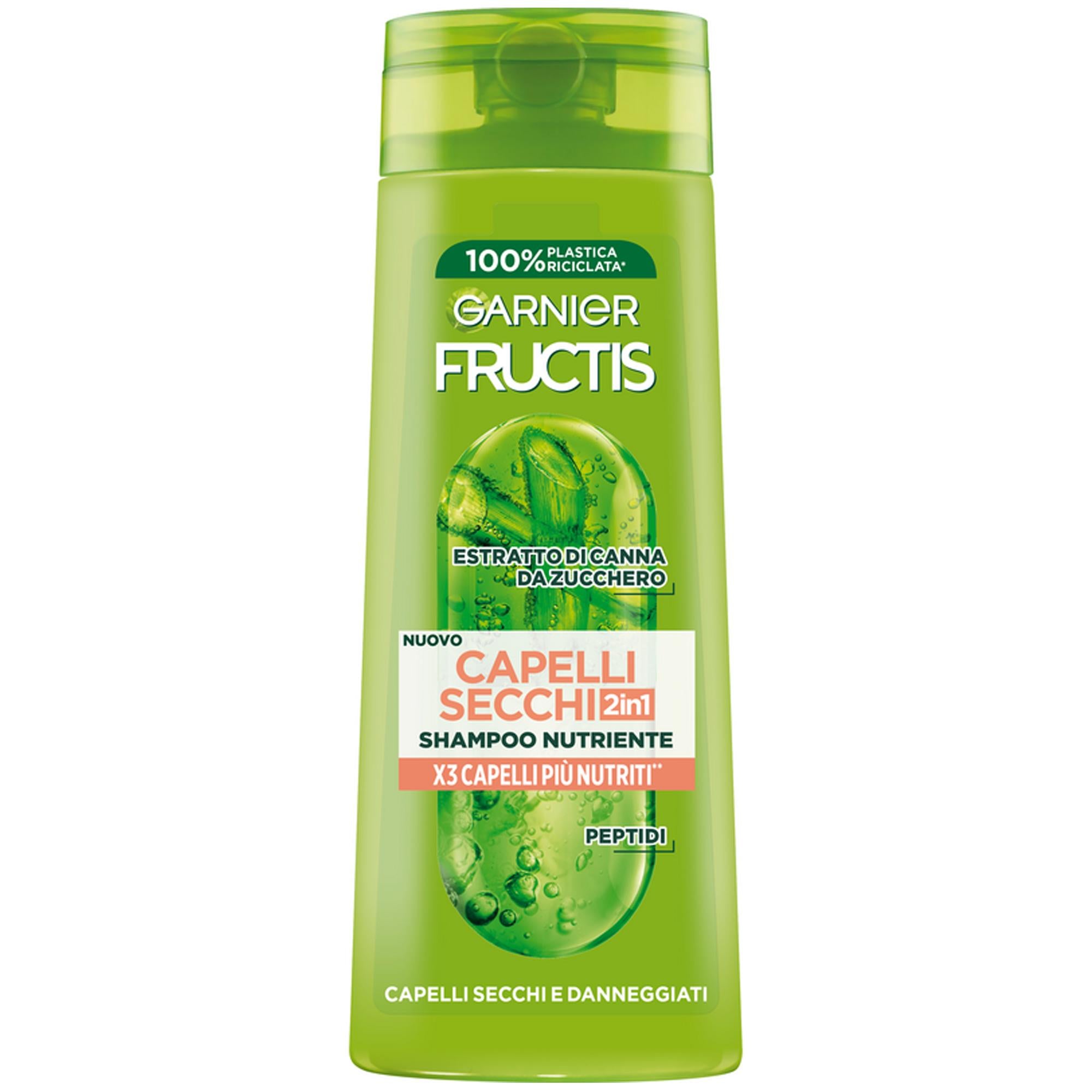 Garnier Fructis Shampoo 2in1 Capelli Secchi - 250ml