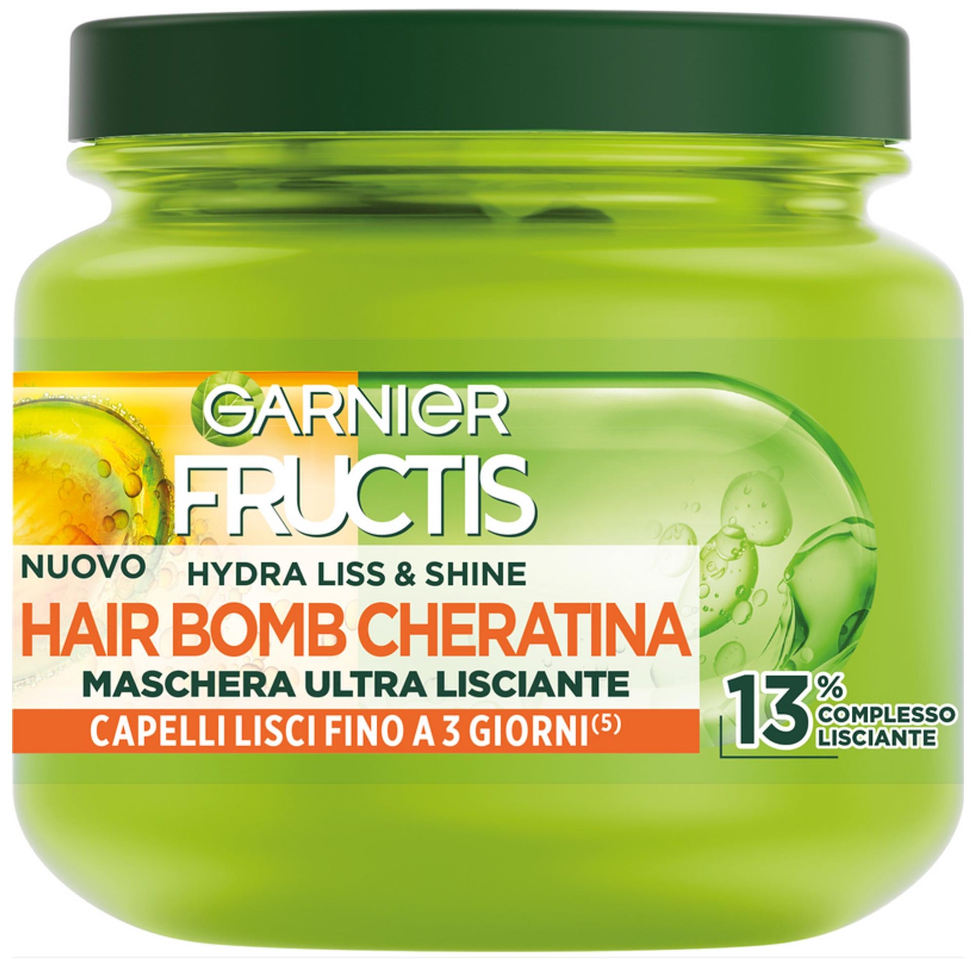 Garnier Fructis Maschera Hydra Liss Cheratina - 320ml