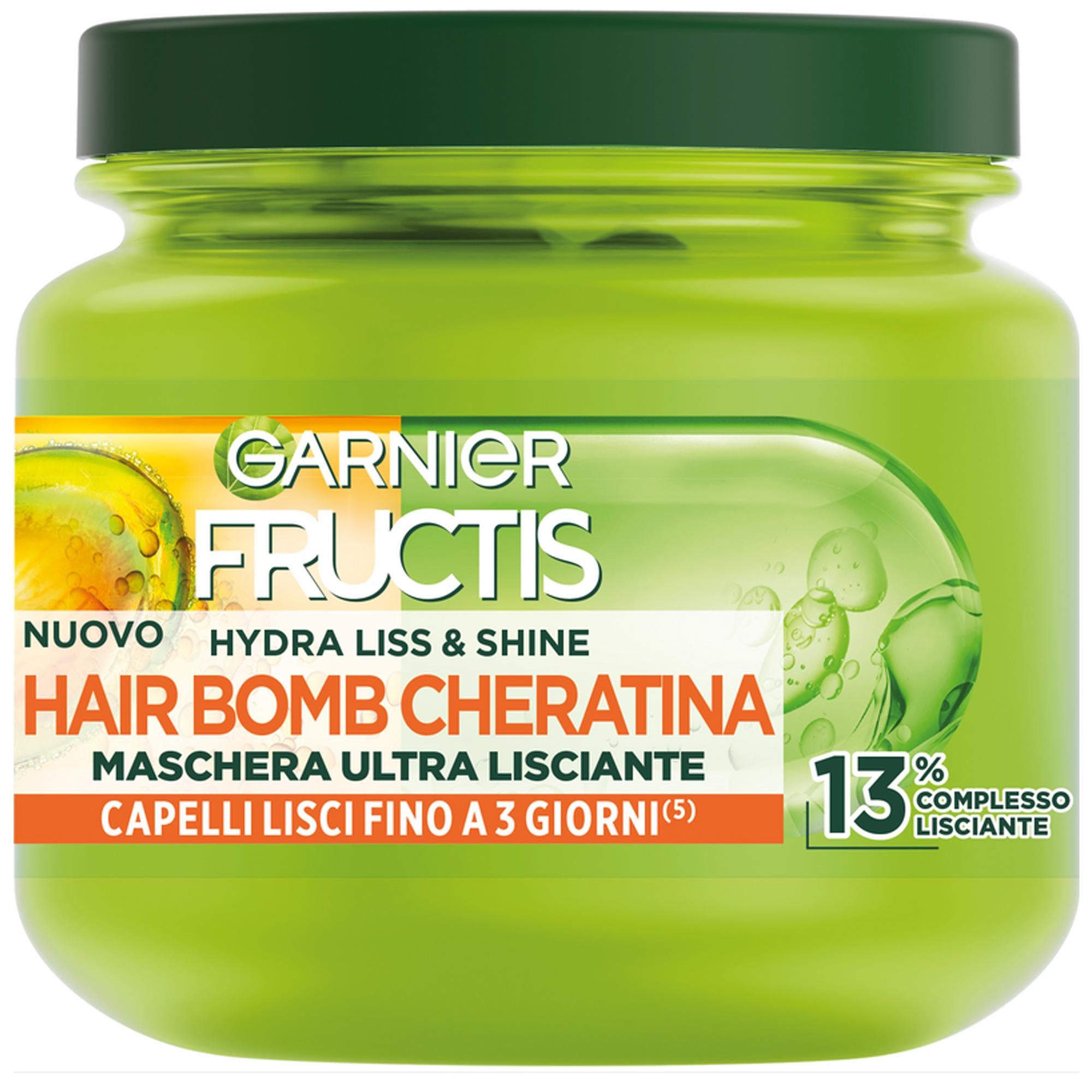 Garnier Fructis Maschera Hydra Liss Cheratina - 320ml