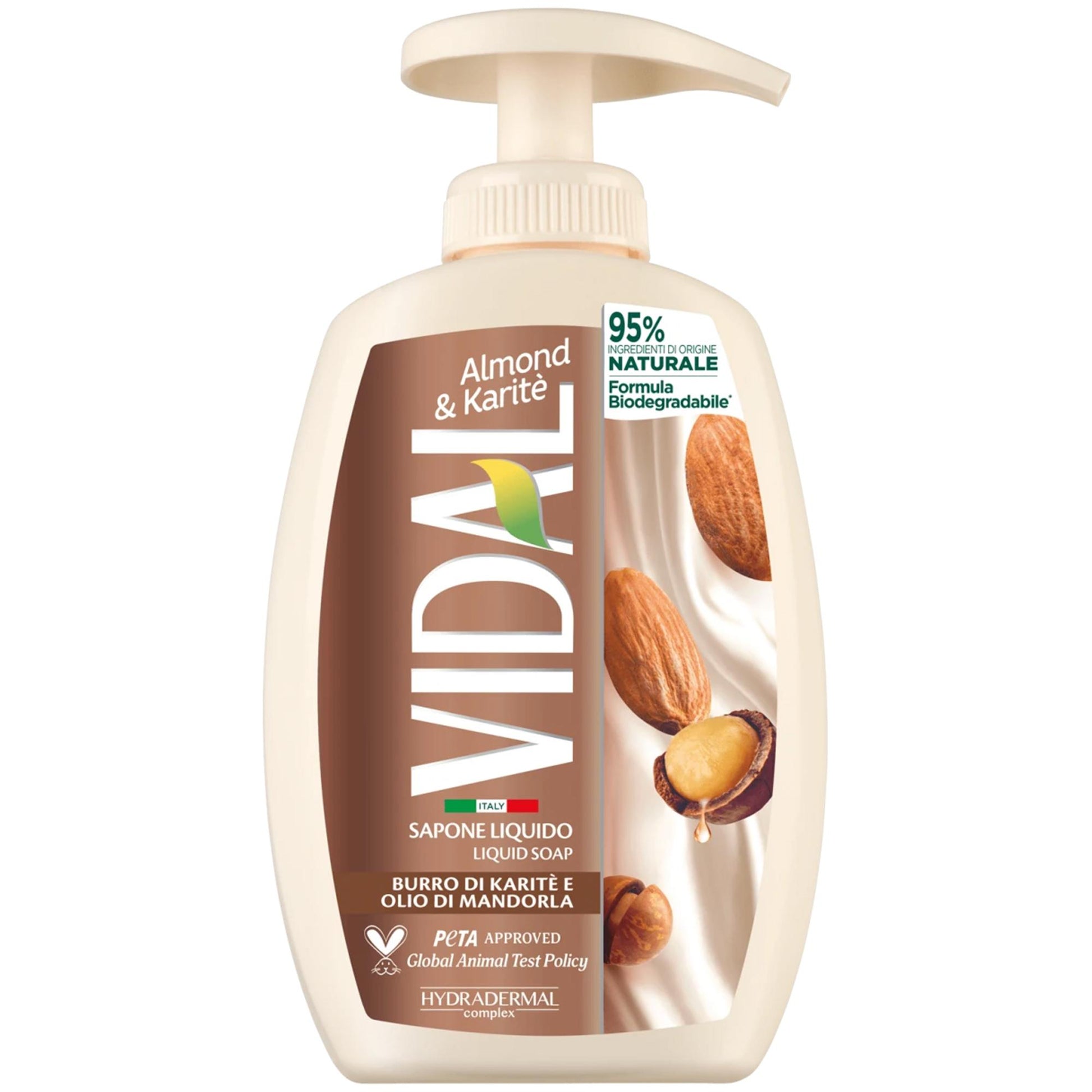 Vidal Sapone Liquido Mandorla e Karite - 300ml