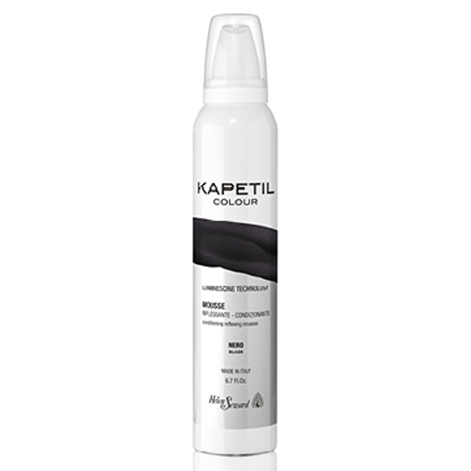 Kapetil Mousse Colorata Riflessante 200ml - Nero