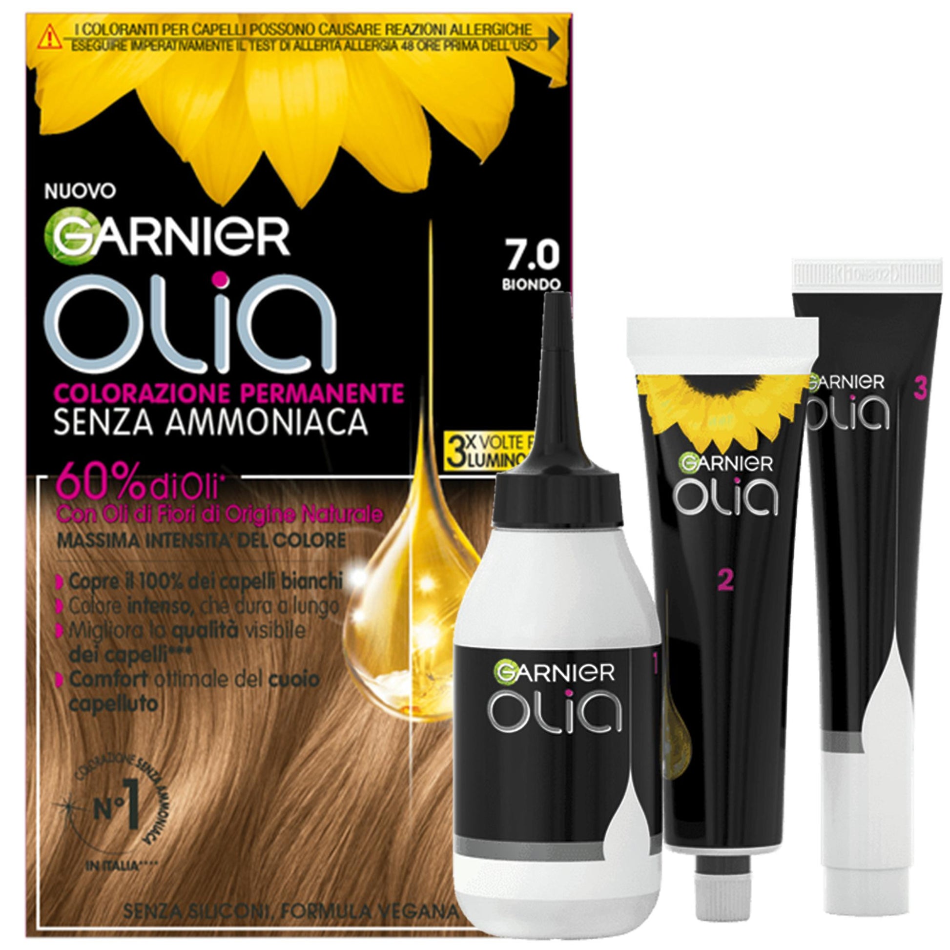 Garnier Olia Crema Colorante Senza Ammoniaca - 7.0